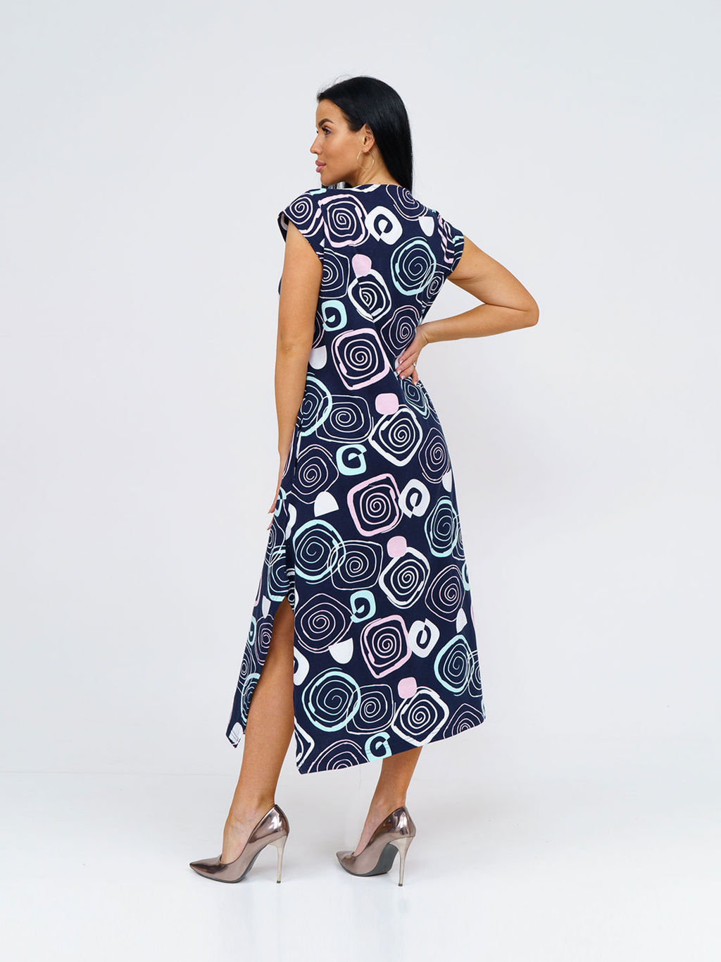 Платье женское, цвет синий