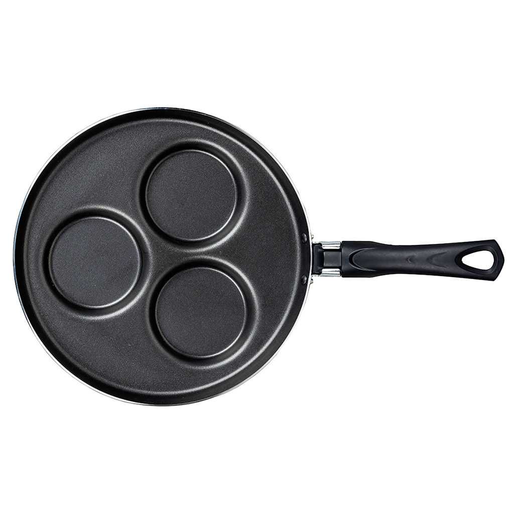 ХИТ Сковорода с антипригарным покрытием порционная д24см, h3,2см, s1,8мм Россия) - Домашняя мода фото 3