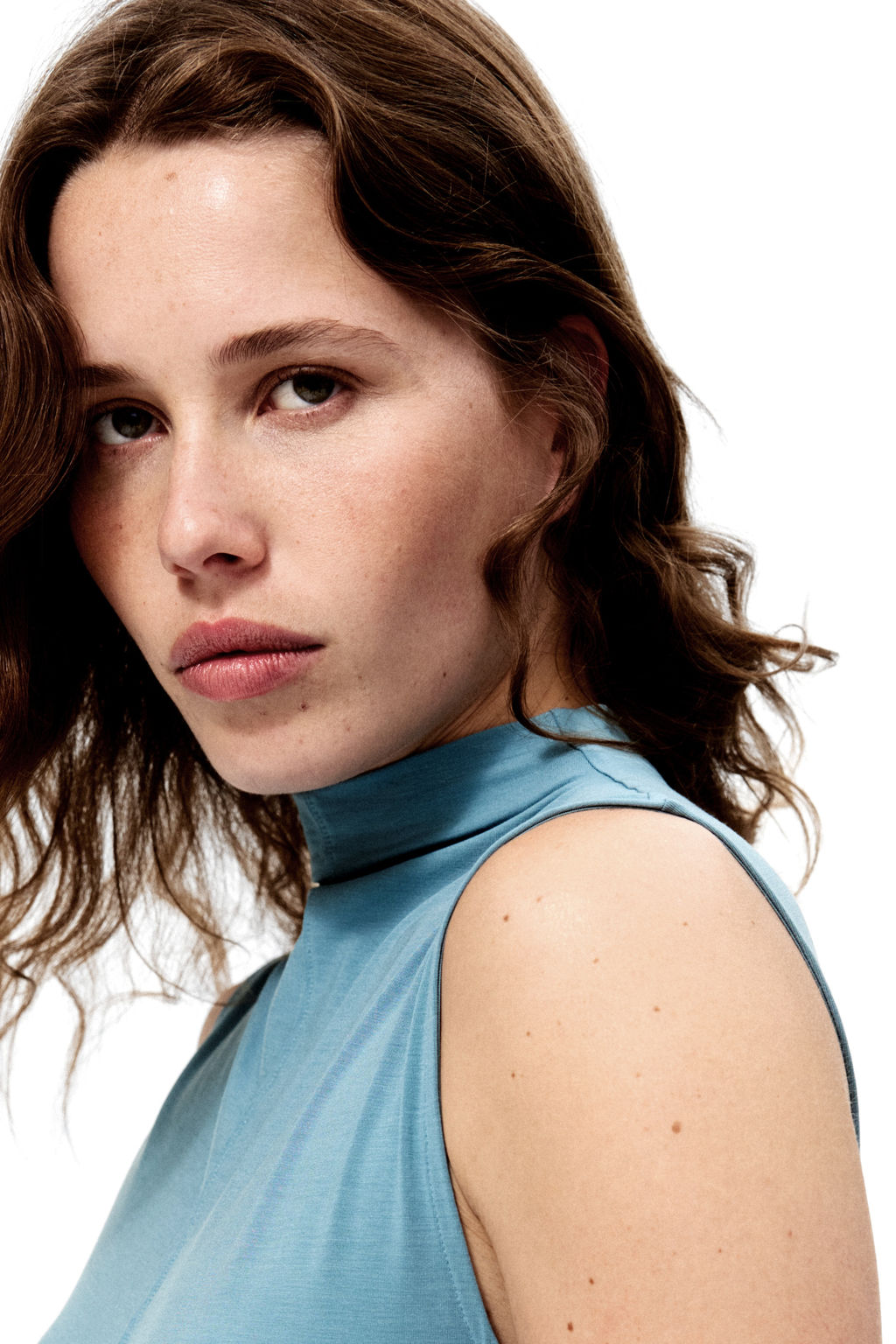 Top en mezcla de modal con cuello perkins - H&m фото 4