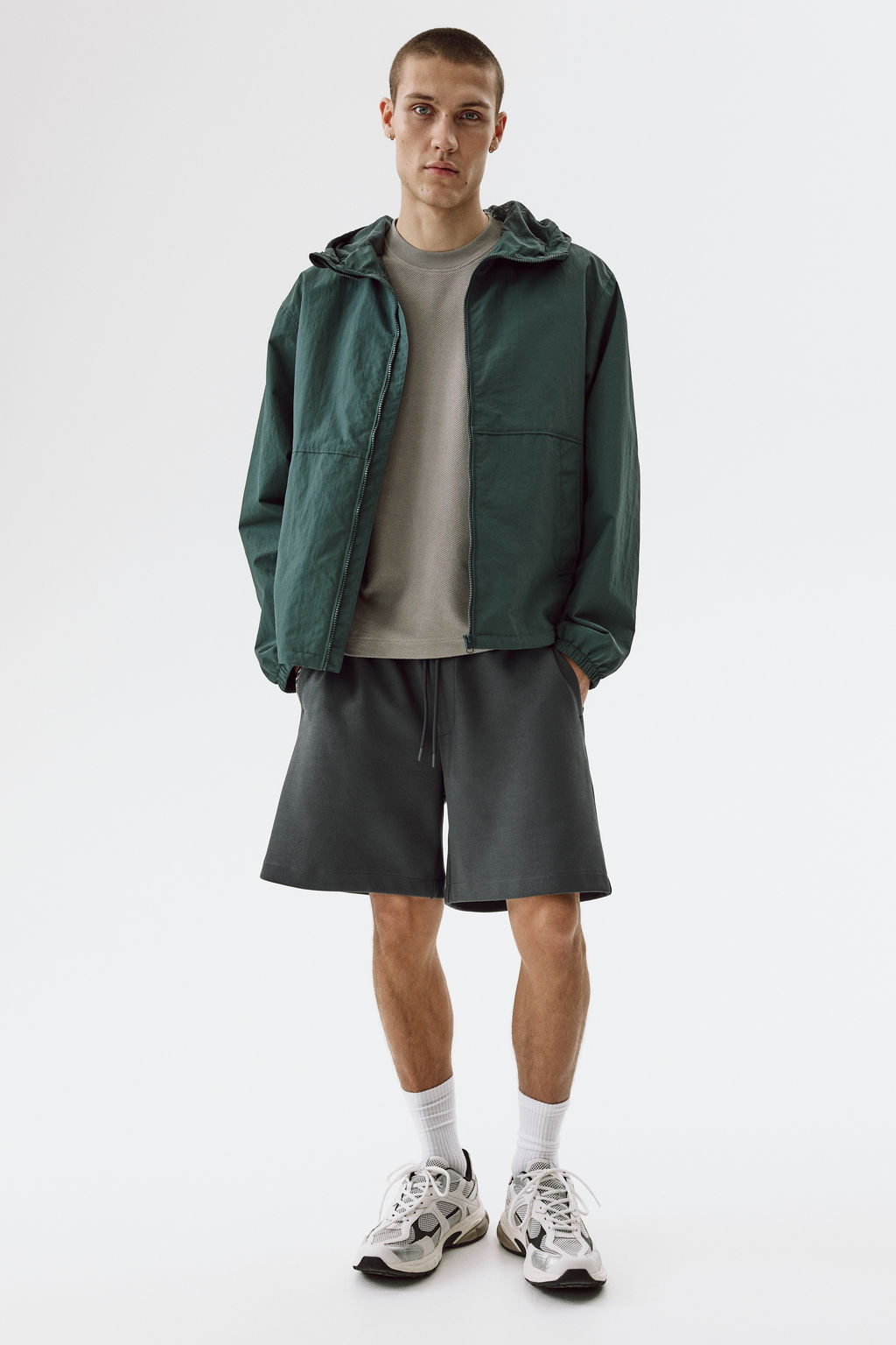 Pantal?n corto interlock Regular Fit - H&m фото 5
