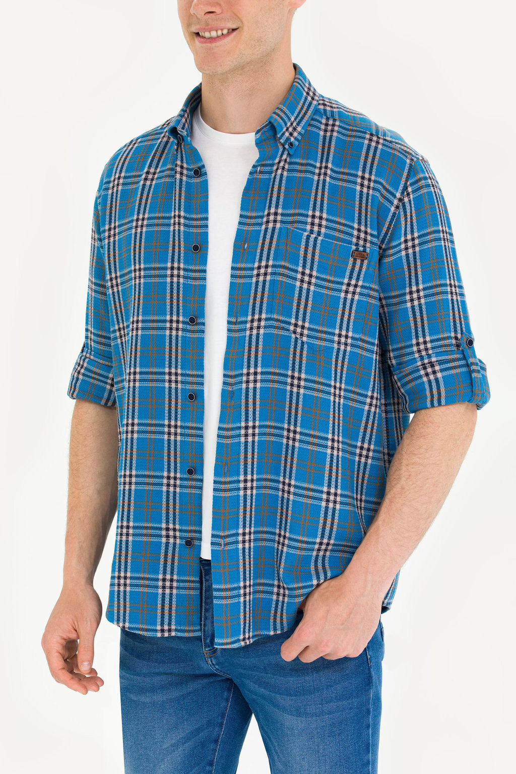 U. S. Polo Assn Мужская рубашка Lumberjack Saks - U.s. polo assn фото 20