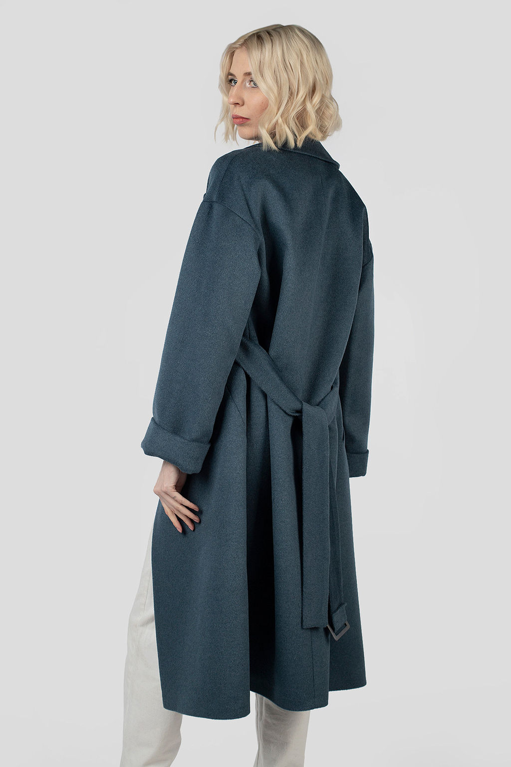 Пальто женское демисезонное (пояс) - El podio фото 8