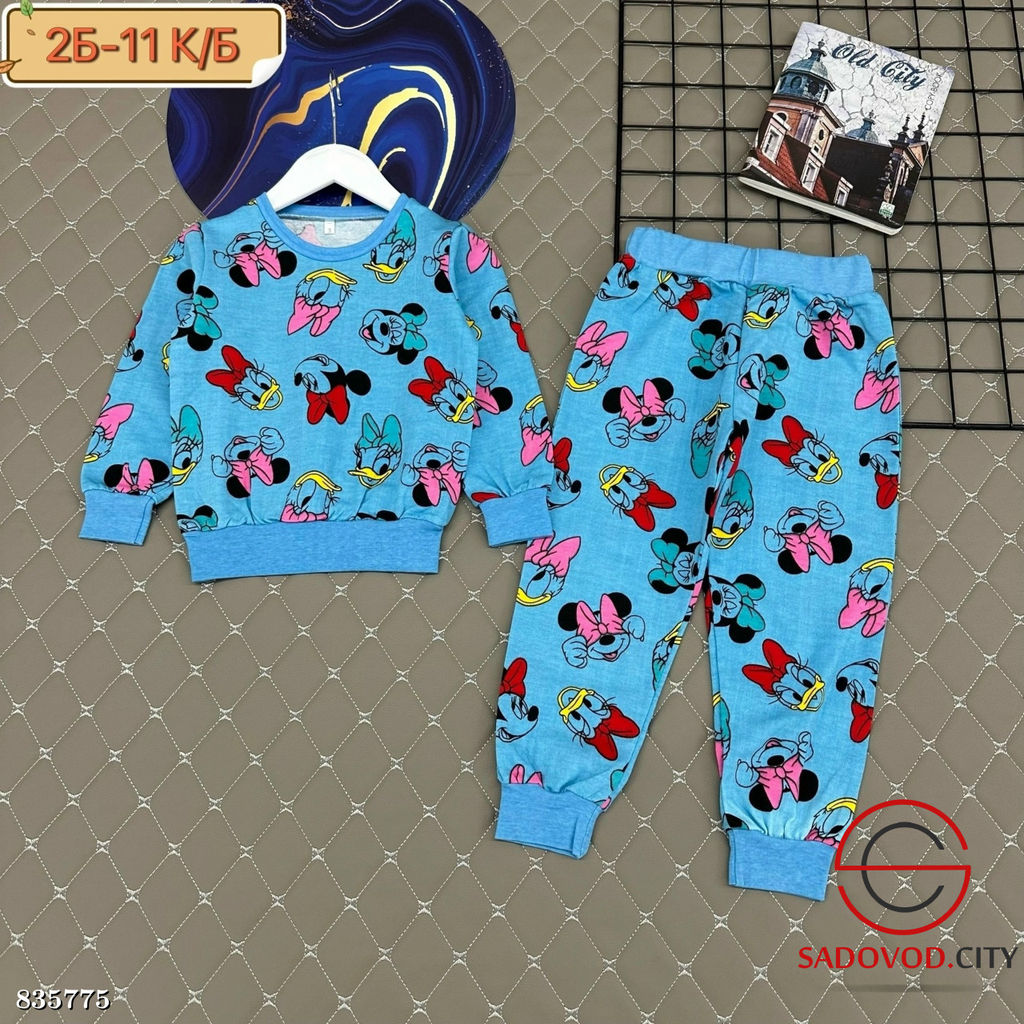 Пижама для девочки с рисунком