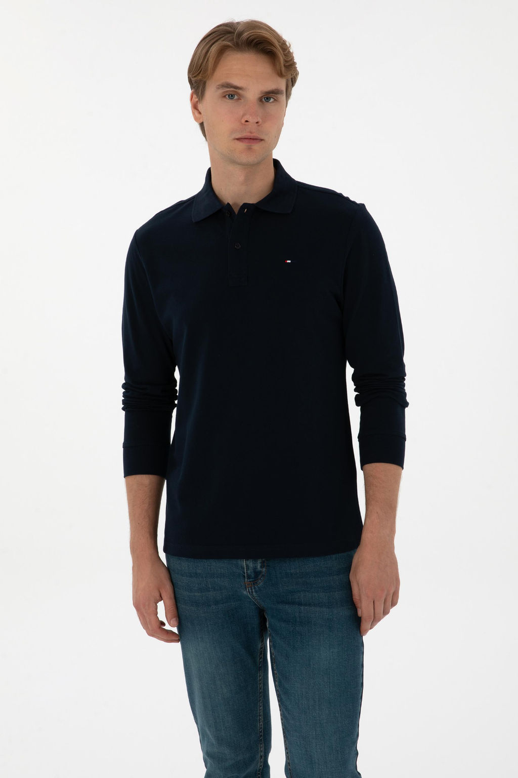 Erkek Lacivert Basic Sweatshirt Sepette S_rpriz _ndirim - U.s. polo assn фото 3