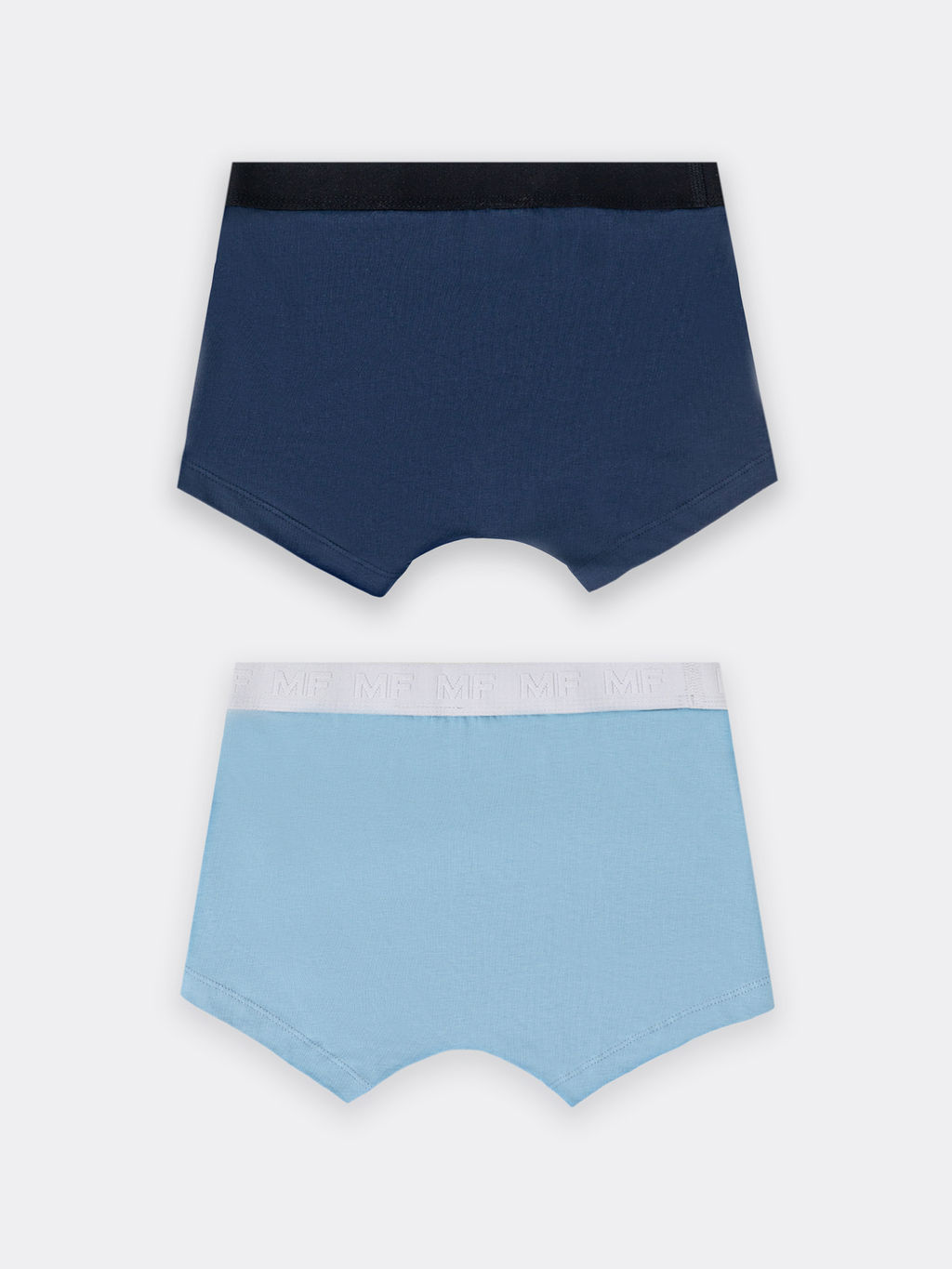 Трусы мужские боксеры мультипак (2 шт.) в темно-синих и голубых цветах туманно -голубой +т.синий 411215-2 - Mark formelle фото 6