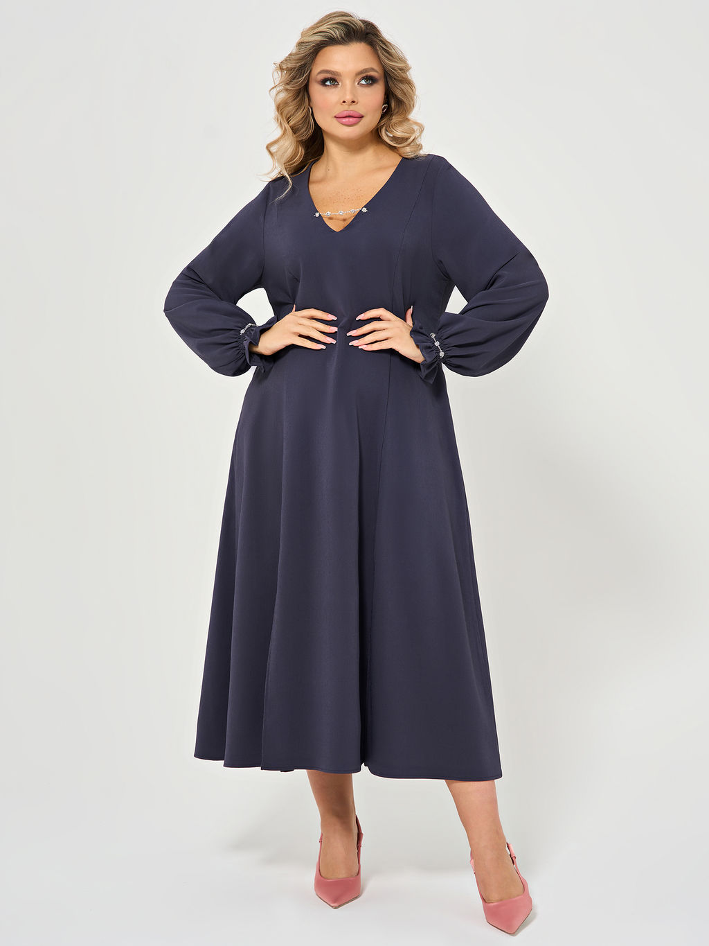 Платье 0336-1с графит