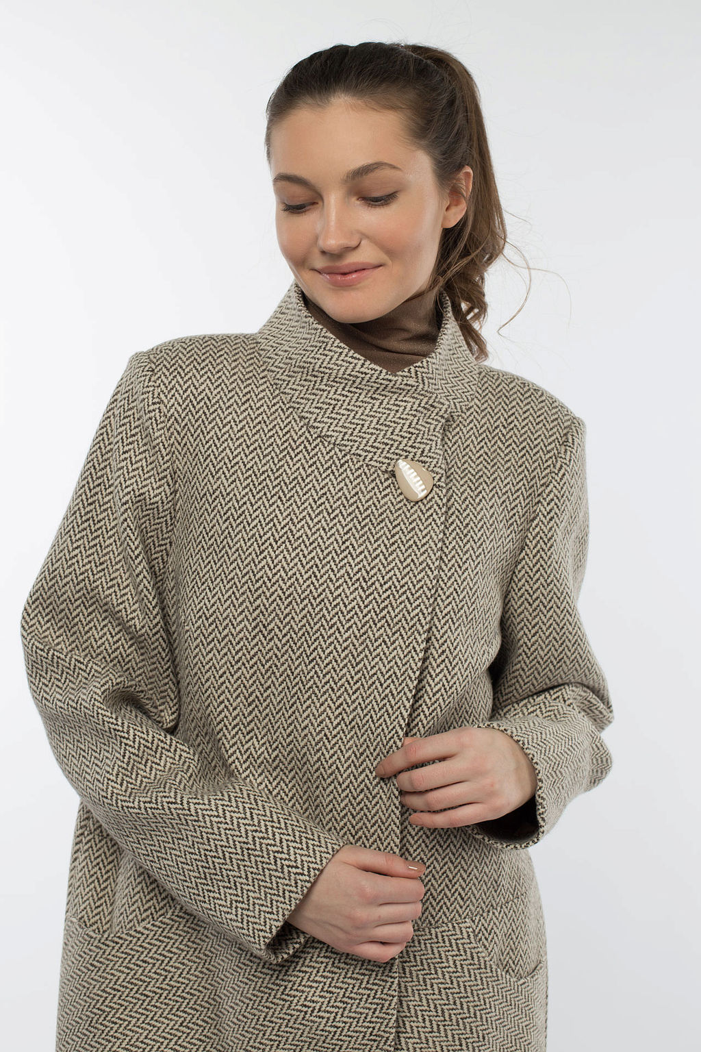 01-08589 Пальто женское демисезонное