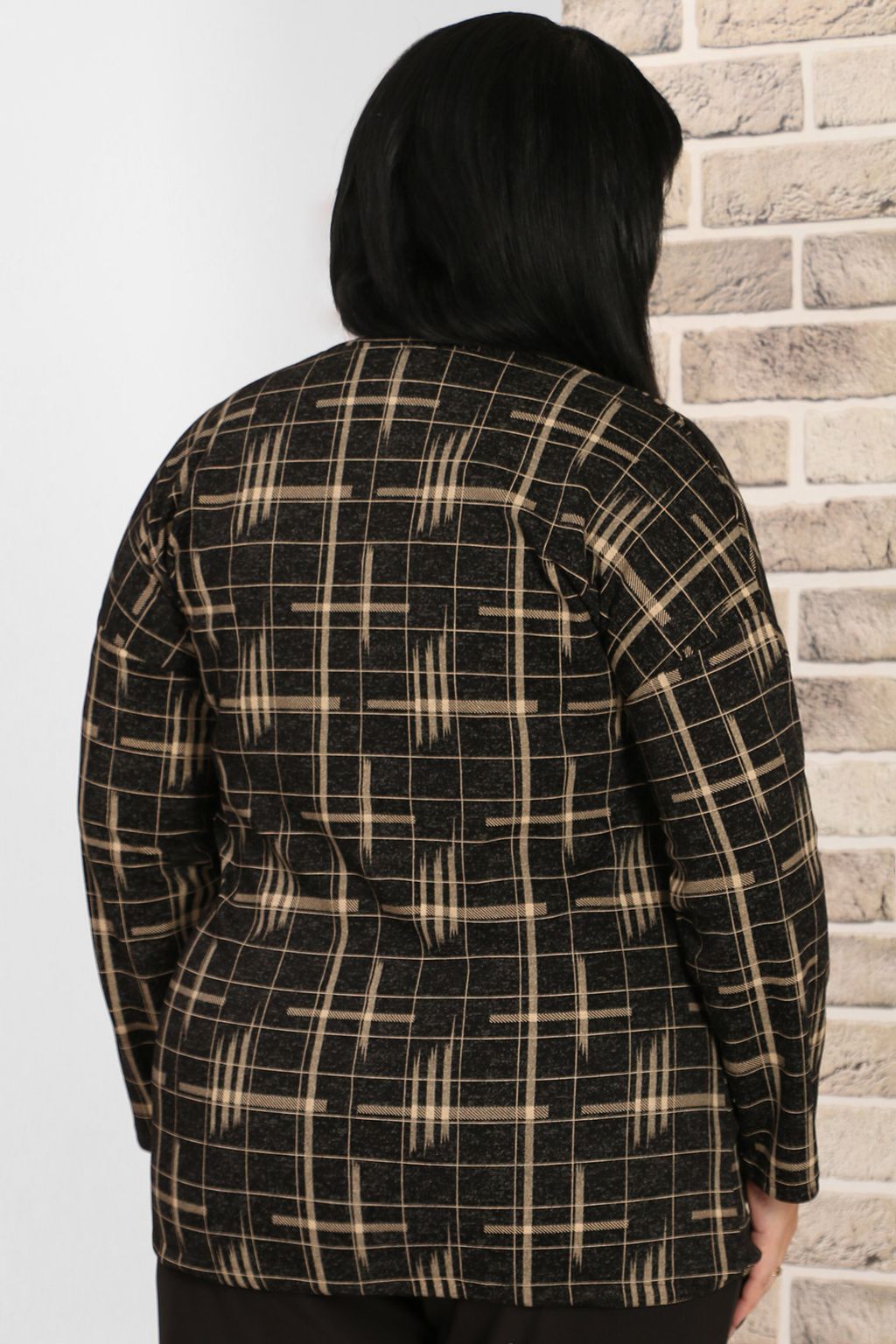 Блузка осенняя больших размеров - Almond фото 6