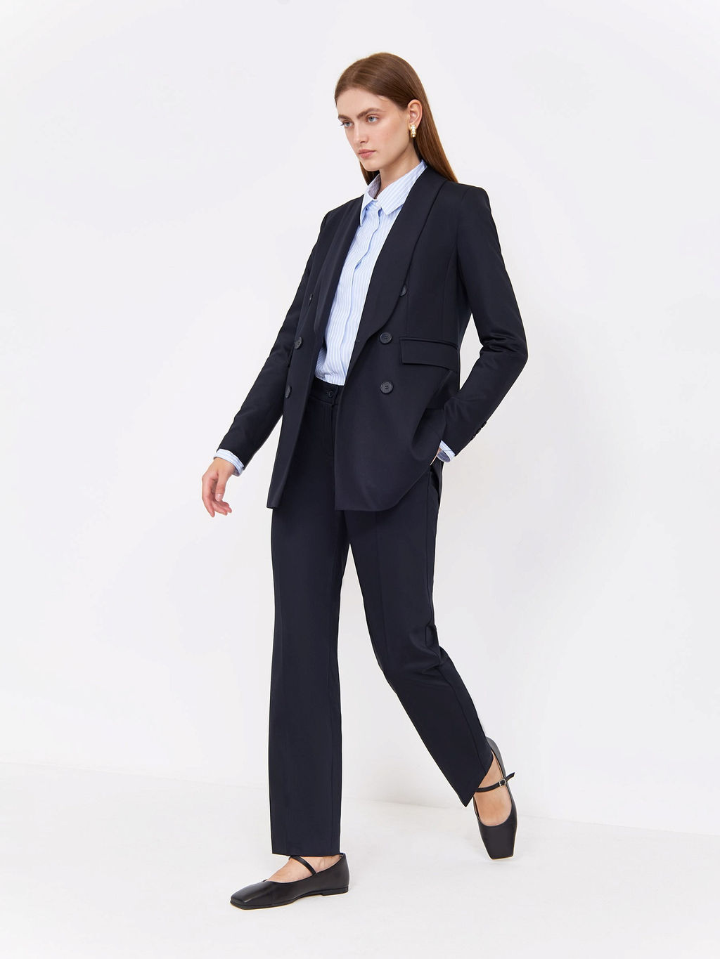 Двубортный жакет ML606/modesta - Emka фото 3