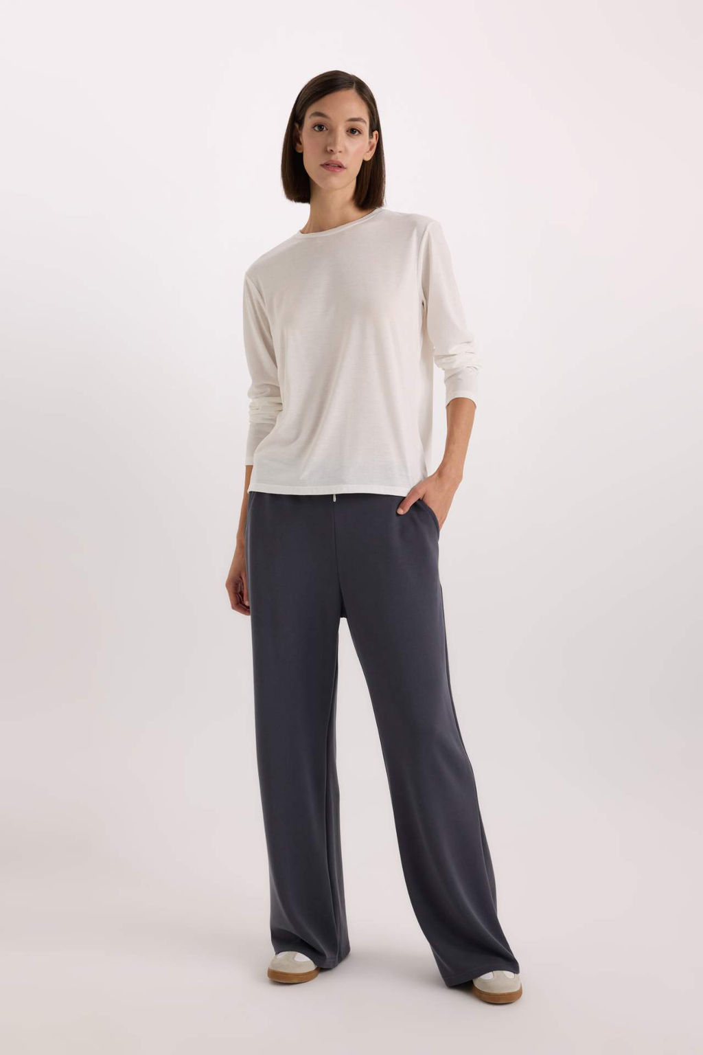 Wide Leg Esofman Alt? Cepli Skuba Dalg?c Kumas Beli Bagc?kl? Genis Bol Paca - Defacto фото 2