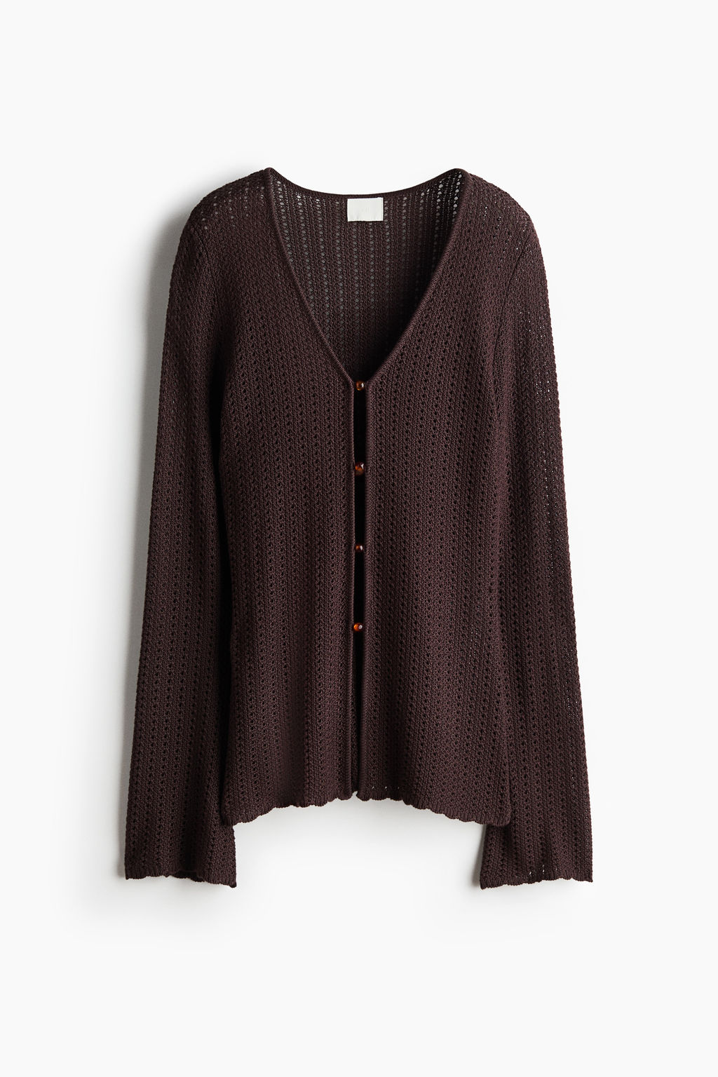 Top efecto crochet con cuentas