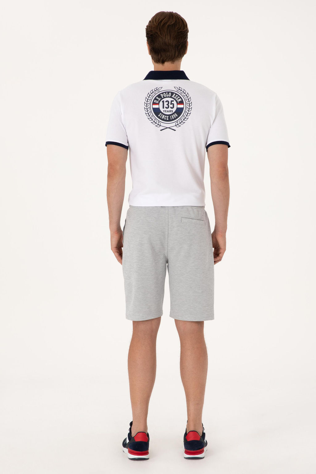 Erkek Gri Melanj _rme _ort - U.s. polo assn фото 4