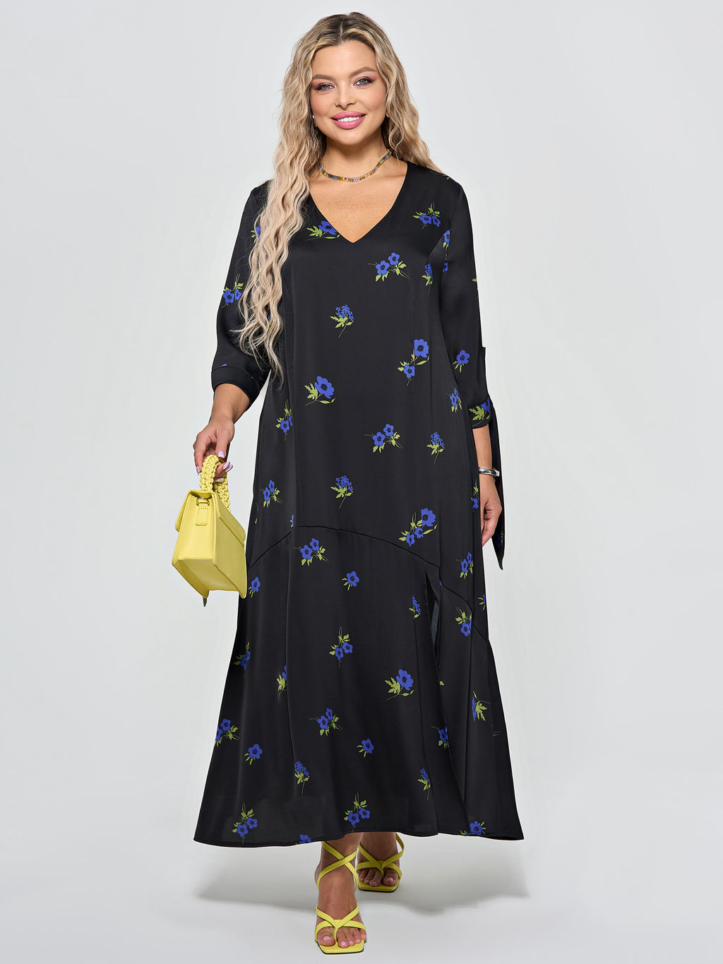 Платье 0370-1п черный