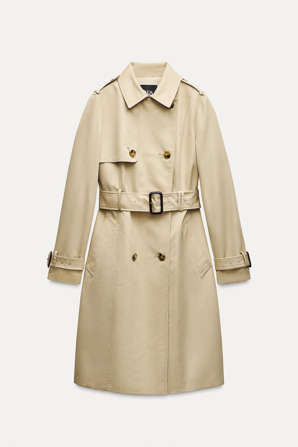 WATER-REPELLENT TRENCH COAT - ZW COLLECTION - Zara фото 3