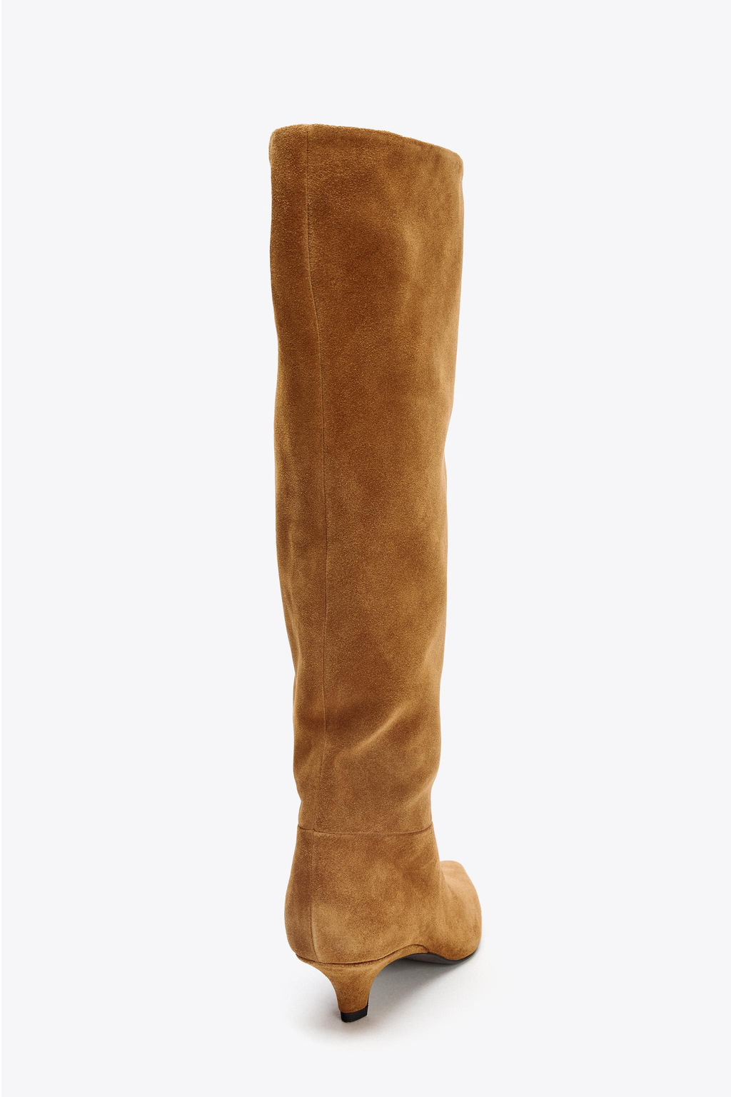 SUEDE HEELED BOOTS - Zara фото 7