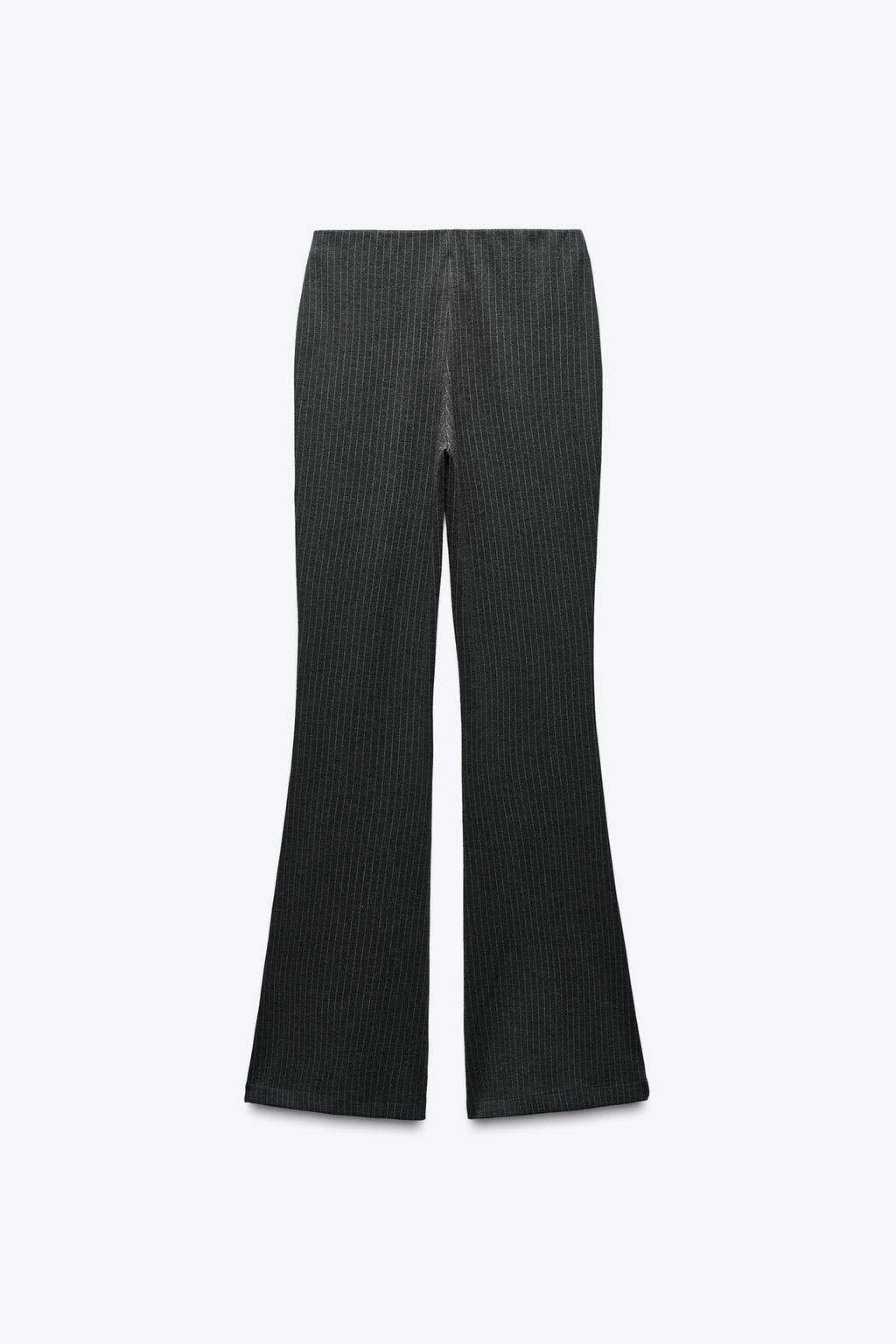INTERLOCK BELL BOTTOM TROUSERS - Zara фото 18