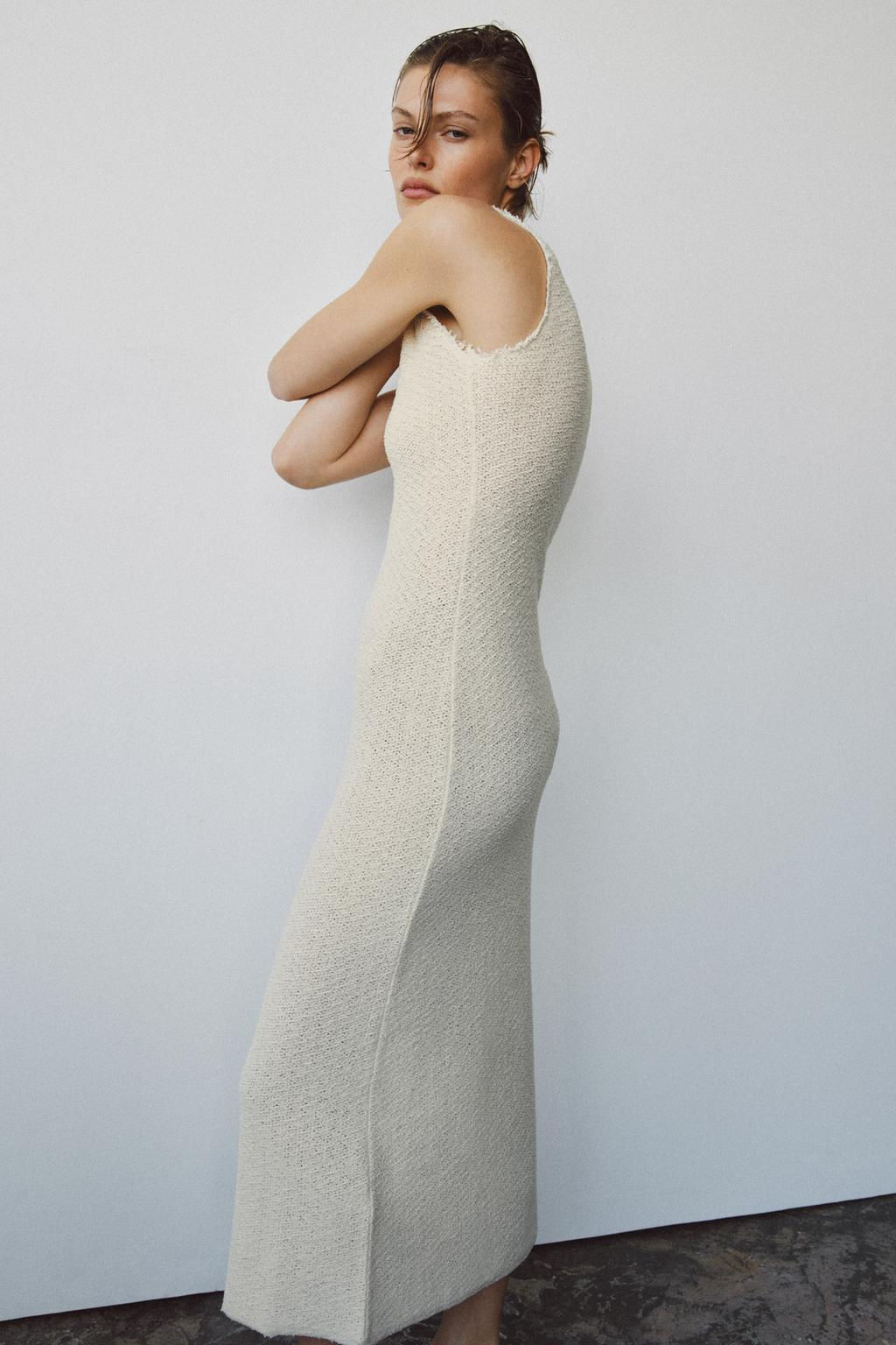 LONG RUSTIC DRESS - Zara фото 4