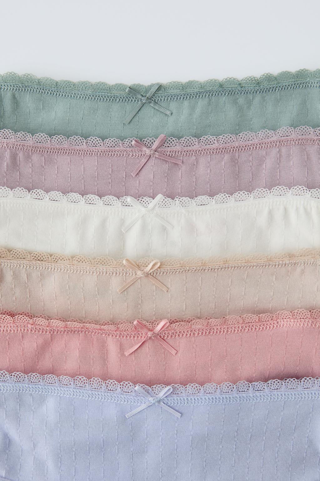 6-14 YEARS/ PACK OF SIX TEXTURED BRIEFS - Zara фото 2