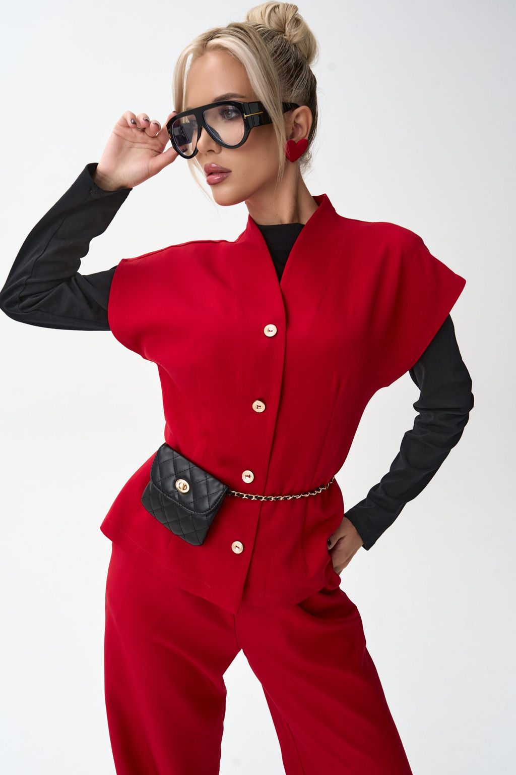 Жилет Джолин (красный)