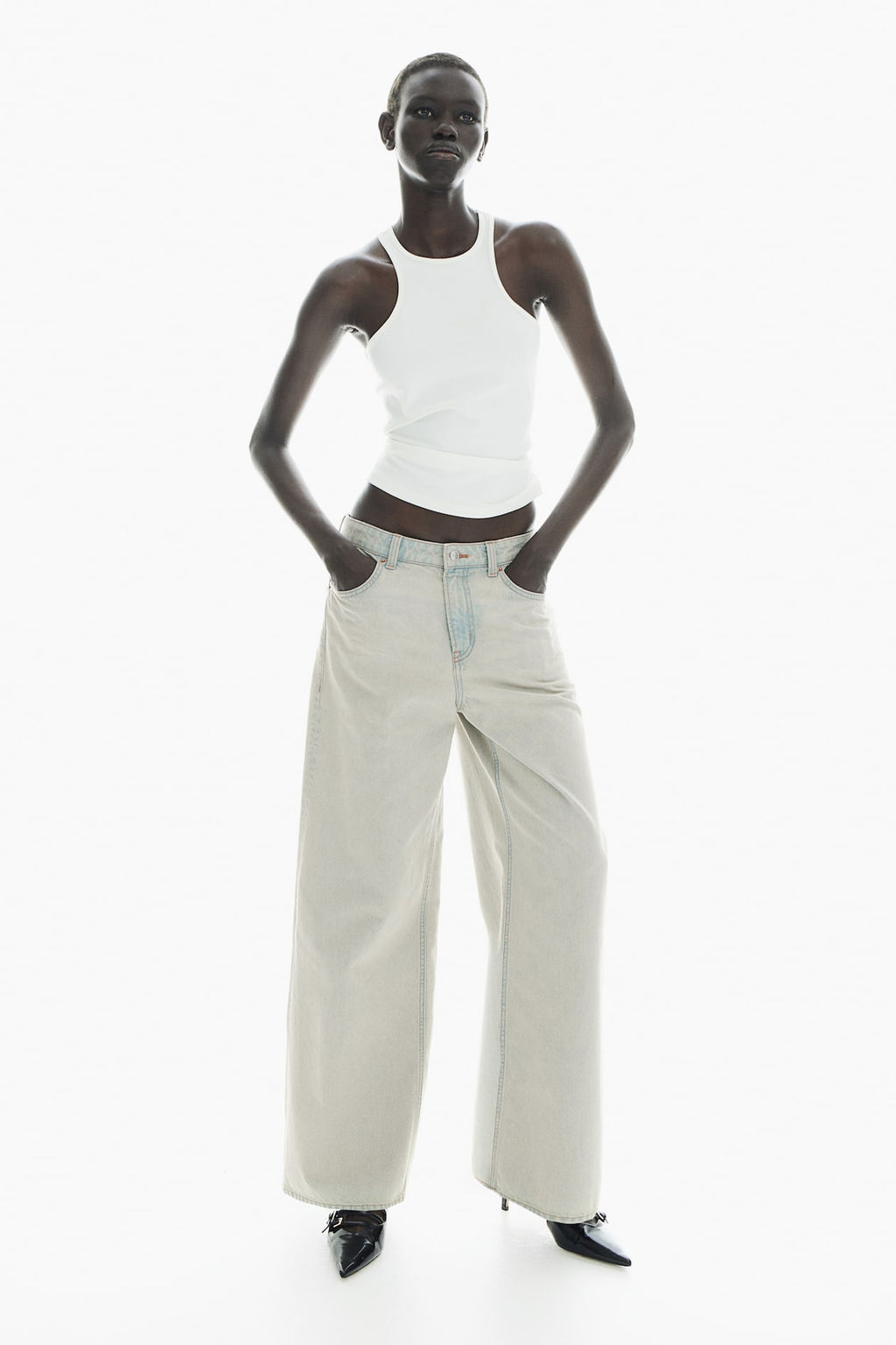 Baggy Regular Jeans - H&m фото 2