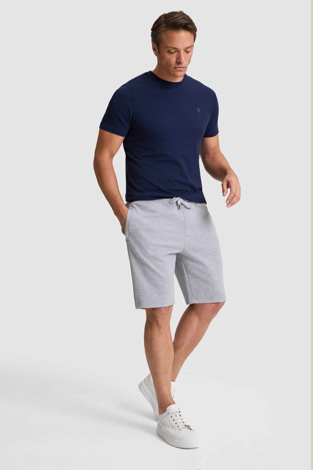 Erkek Gri Melanj _rme _ort - U.s. polo assn фото 3