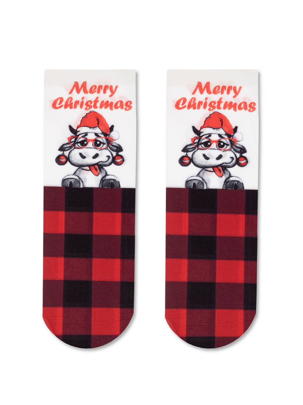 Цена за 2 пары. CONTE Носки с новогодними рисунками FANTASY 70 mix