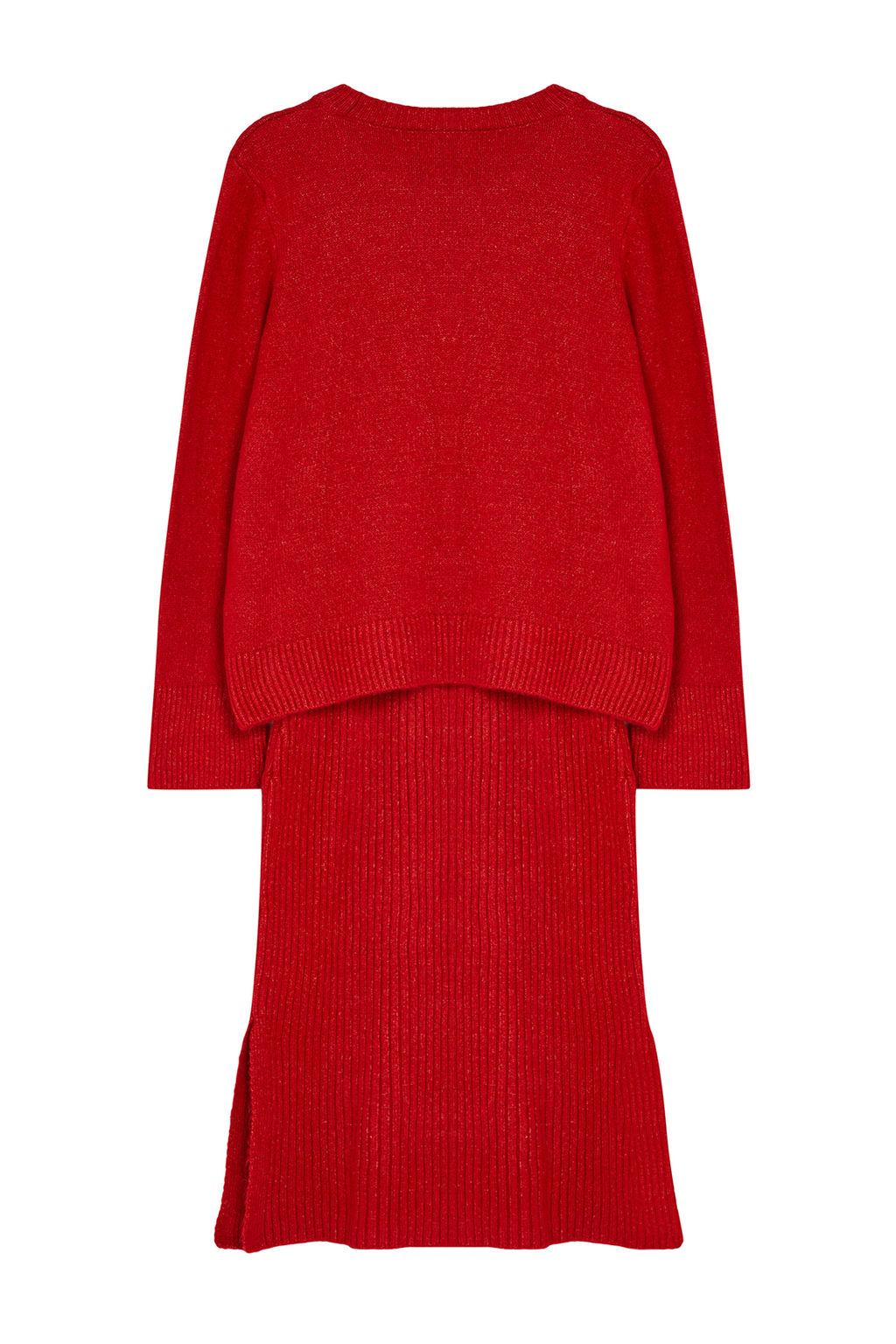 K?rm?z? Yumusak Dokulu Triko Alt-Ust Tak?m TWOAW23AU00217 - Trendyolmilla фото 7