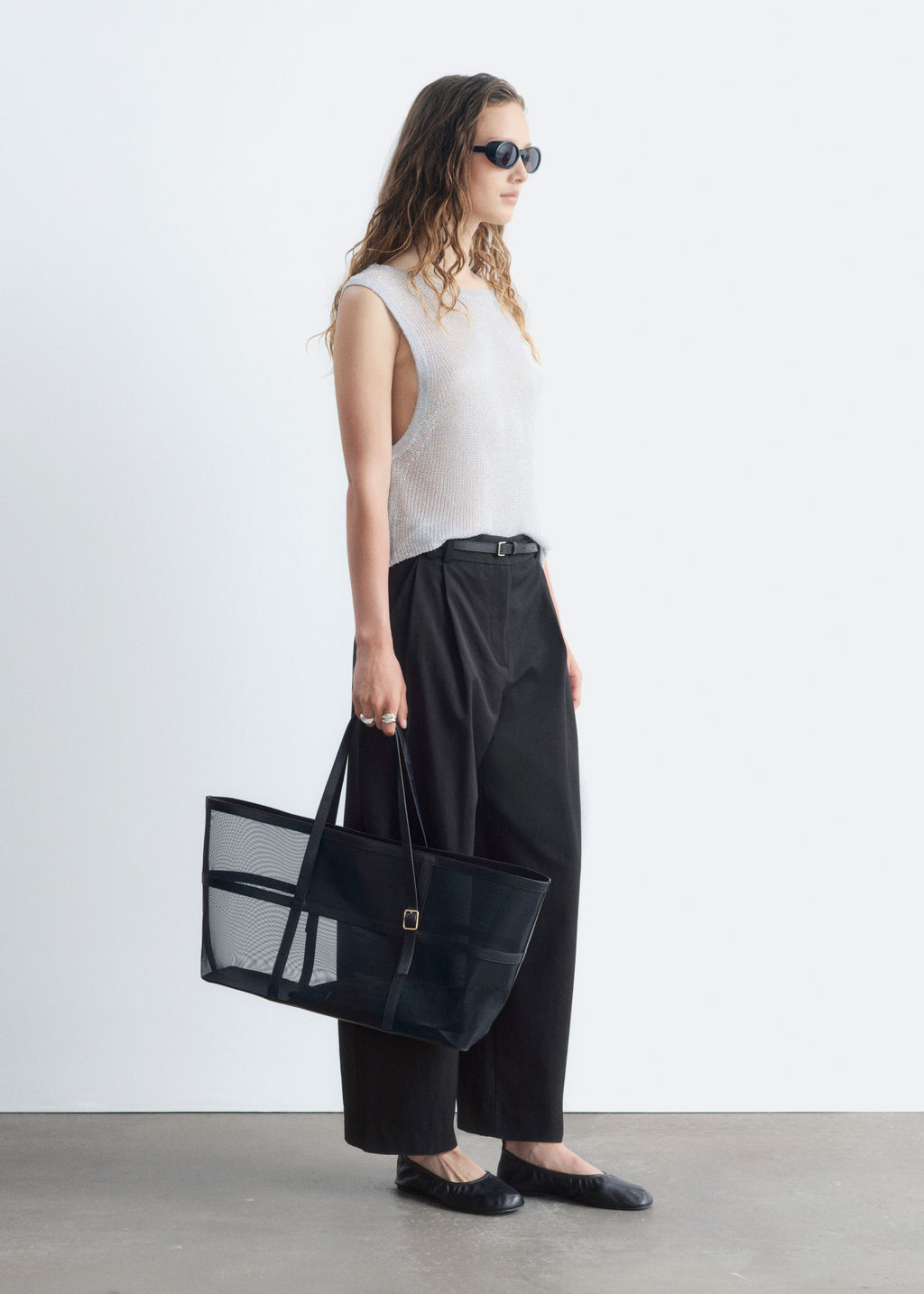 Pantalones recortados con perneras de barril