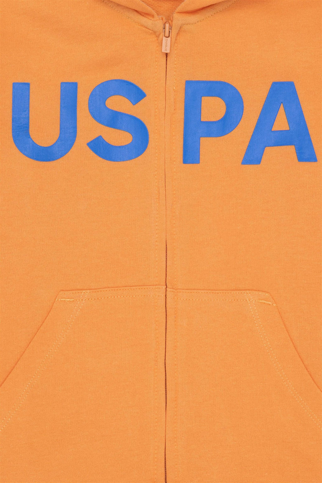 Оранжевый базовый свитшот для мальчика - U.s. polo assn фото 3