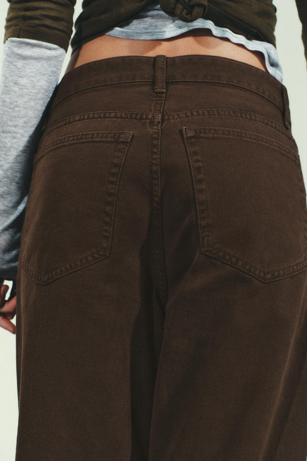 TRF BAGGY MID-WAIST JEANS - Zara фото 13