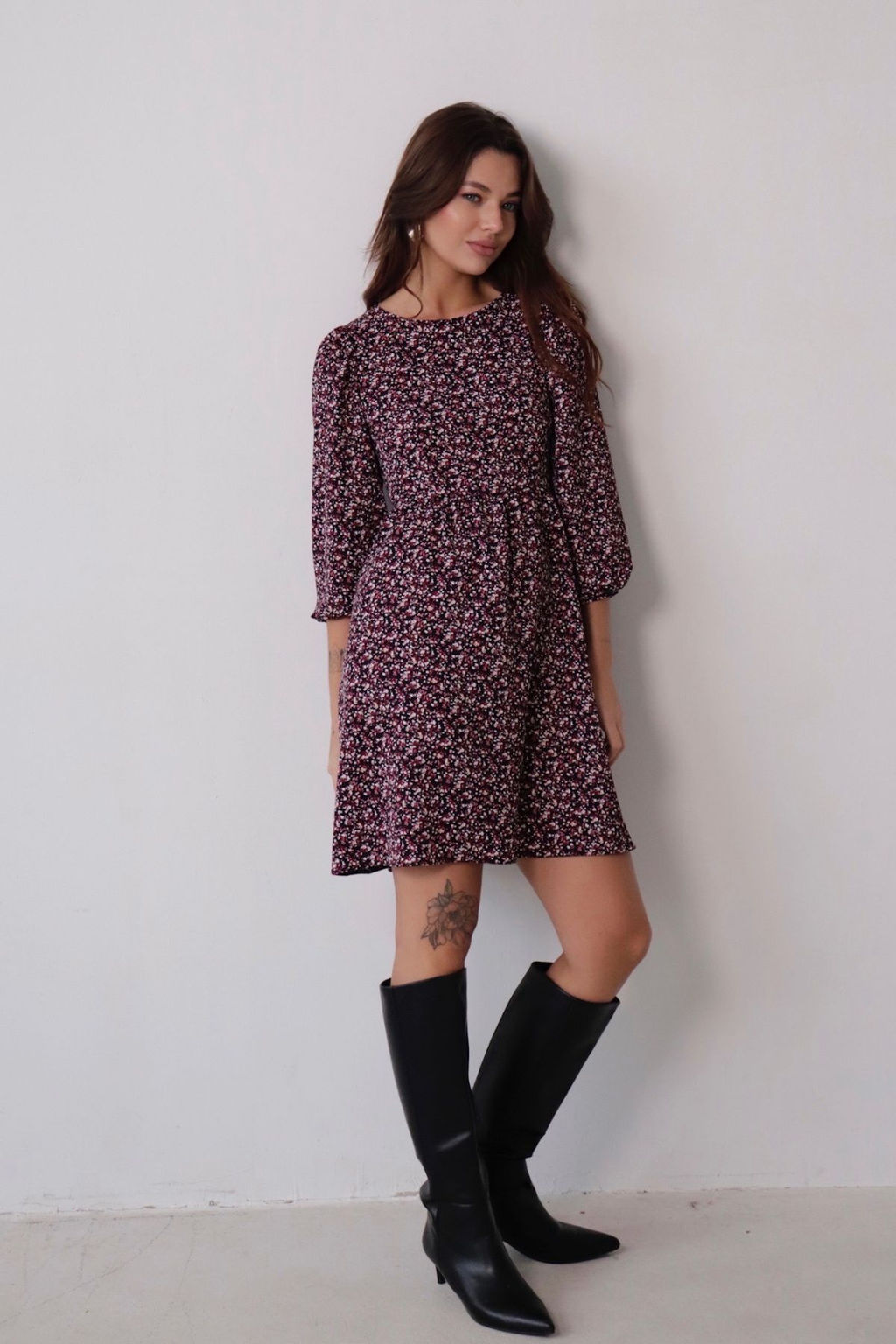 Платье с присборенной юбкой - Martichelli фото 17