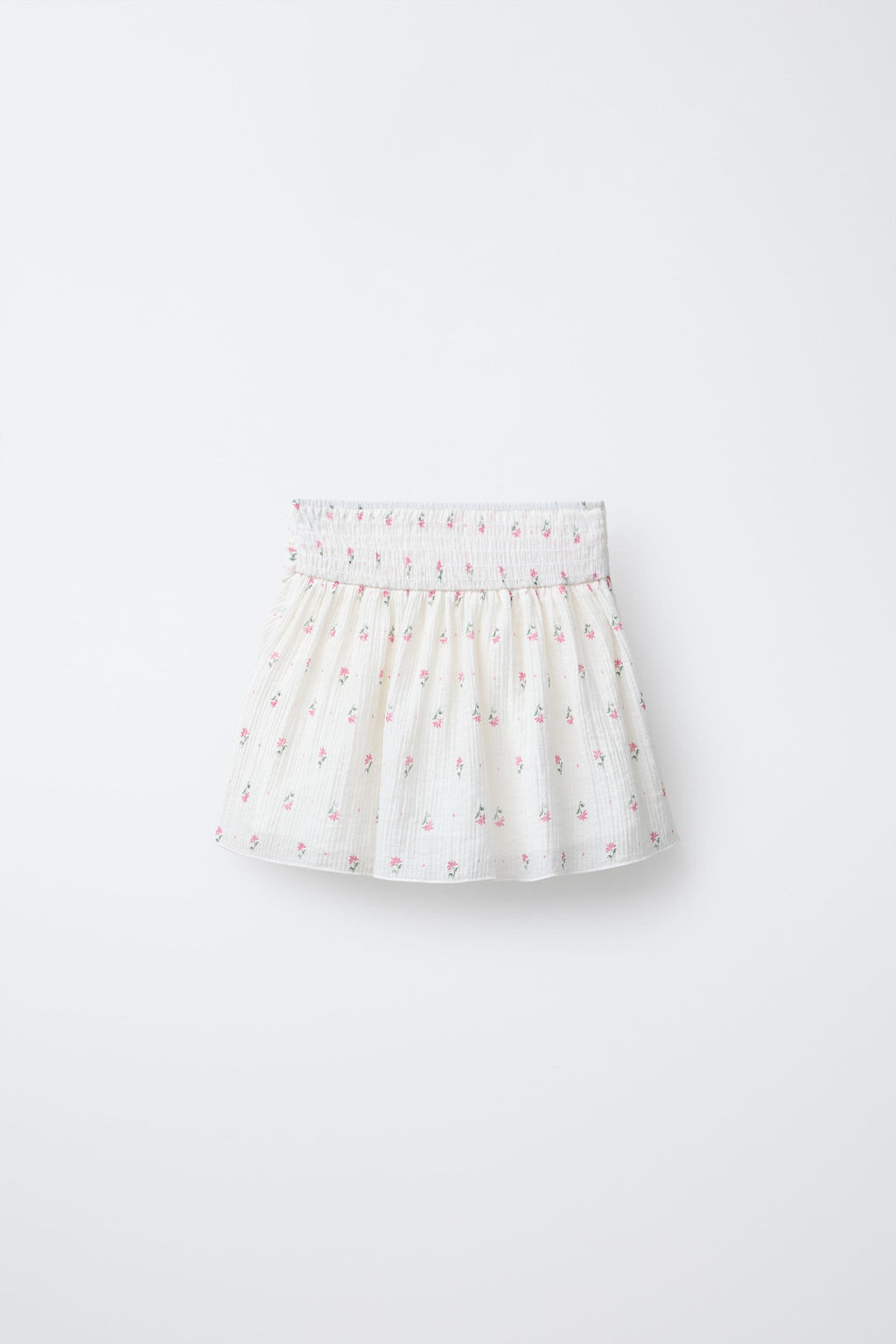FLORAL RUFFLE BERMUDA SKORT - Zara фото 2