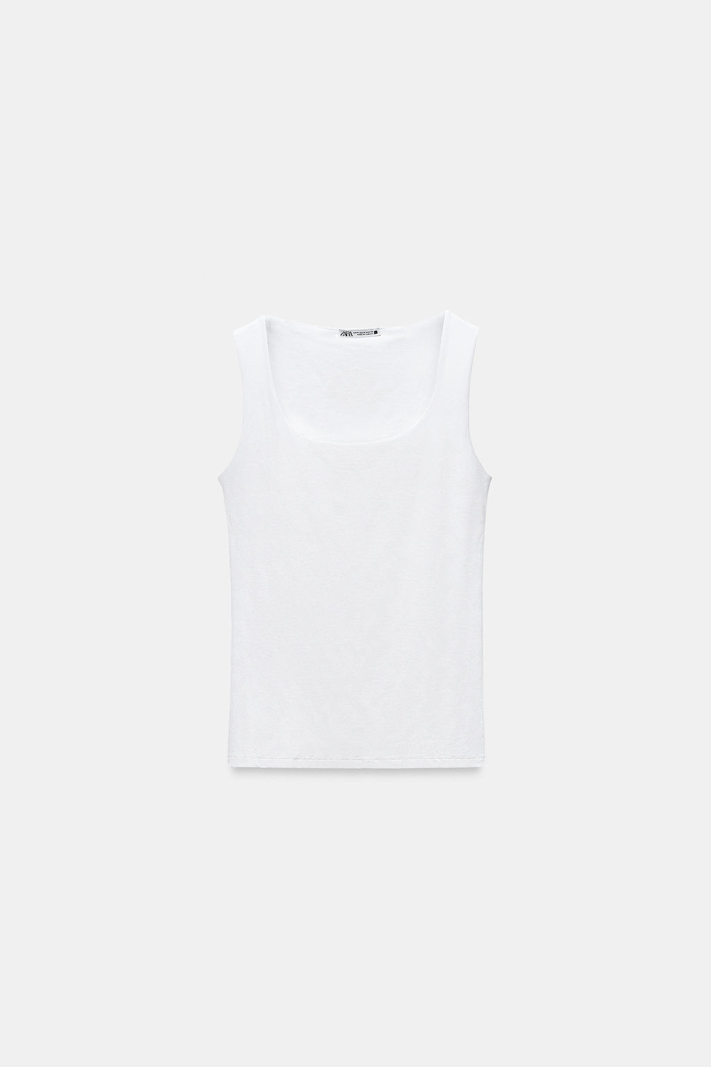 POLYAMIDE TOP WITH WIDE STRAPS - Zara фото 42