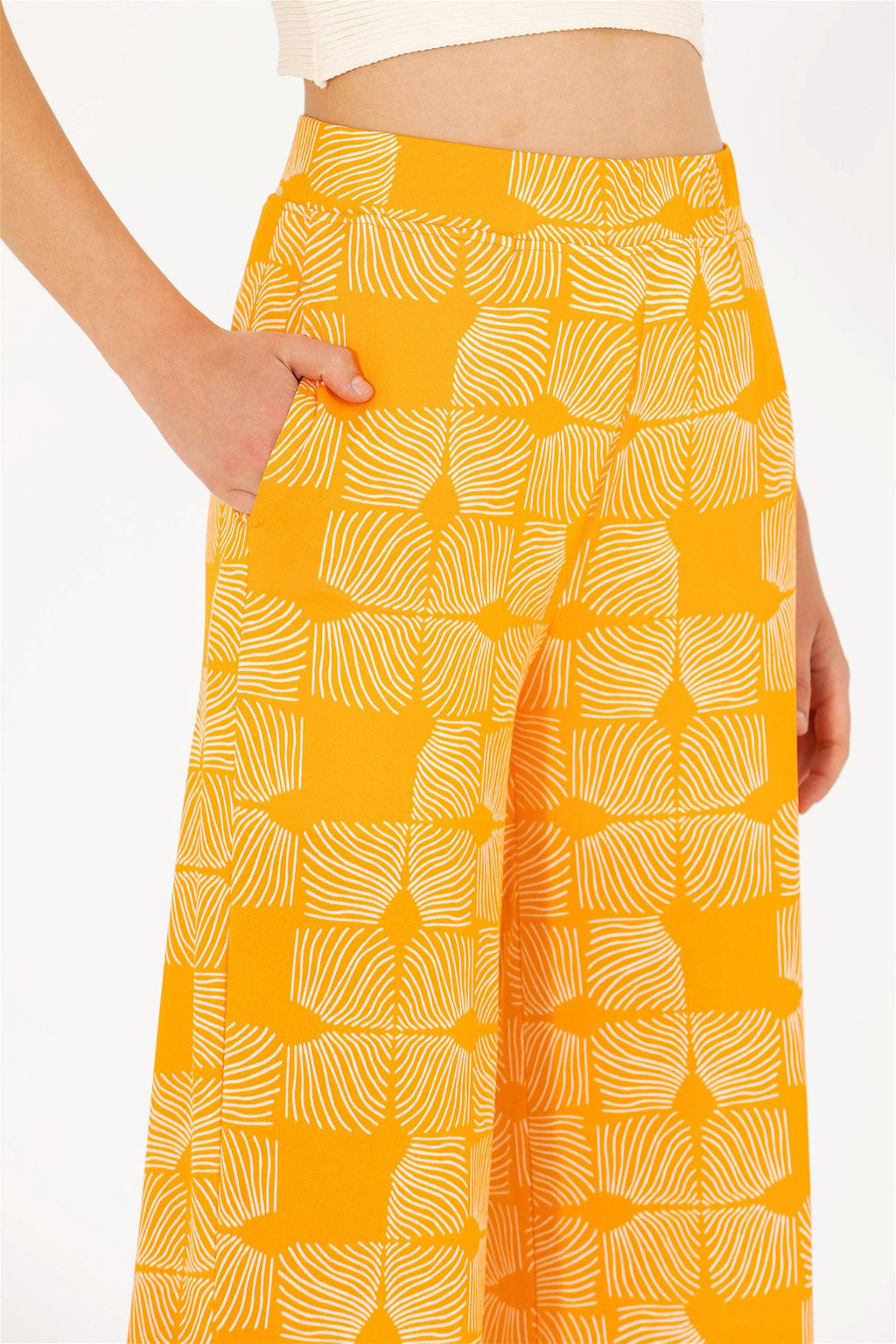 Женские оранжевые вязаные брюки Неожиданная скидка в корзине - U.s. polo assn фото 6