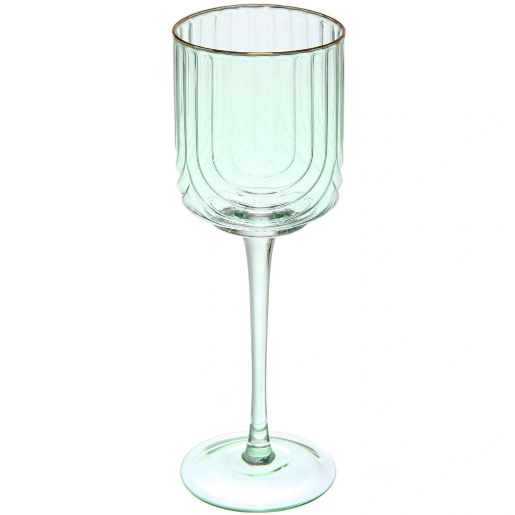 Бокал для вина 330мл "Enjoy Life" в наборе 6шт, цвет зеленый