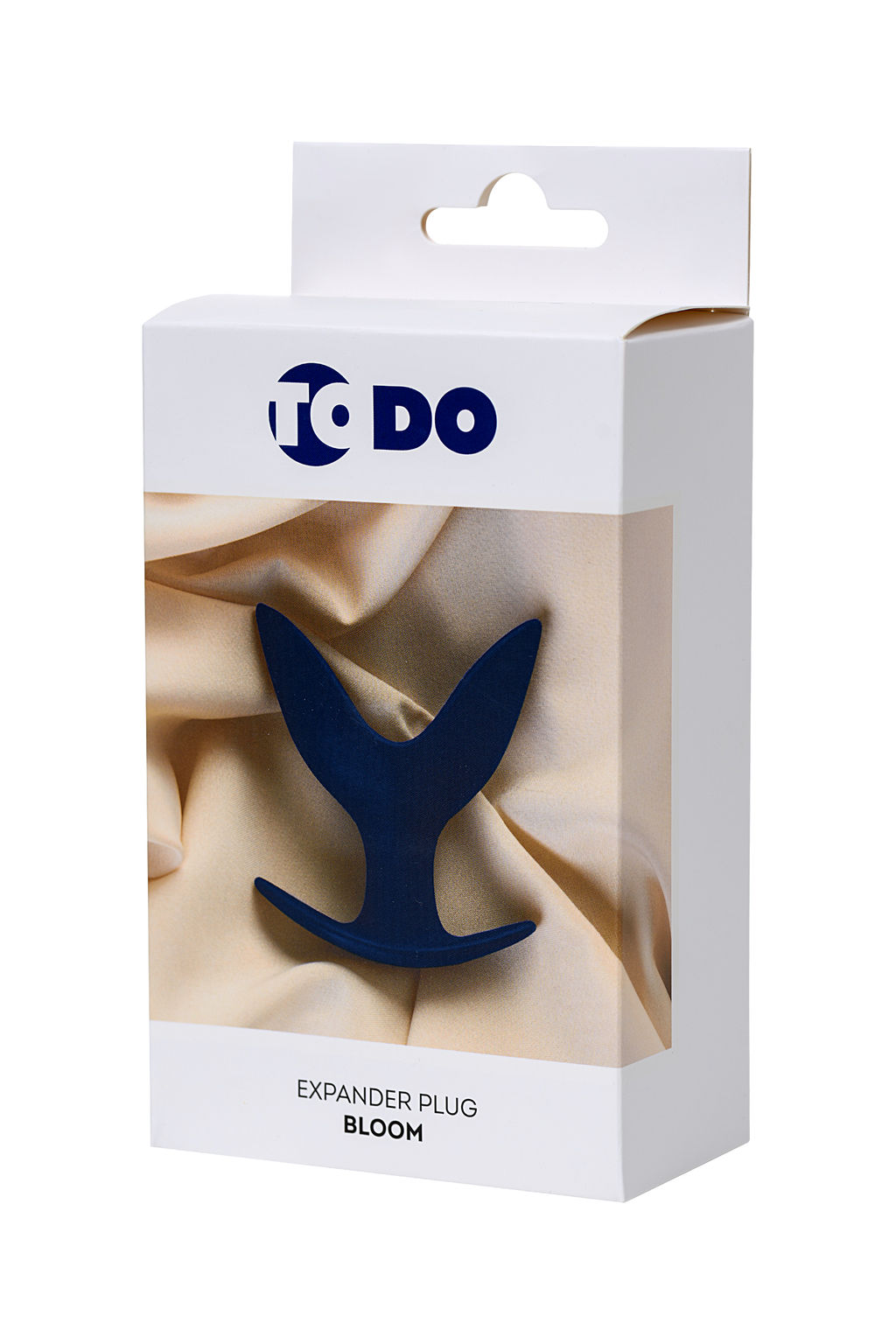 Расширяющая анальная втулка ToDo by Toyfa Bloom, силикон, синяя, 9,5 см, 7 см