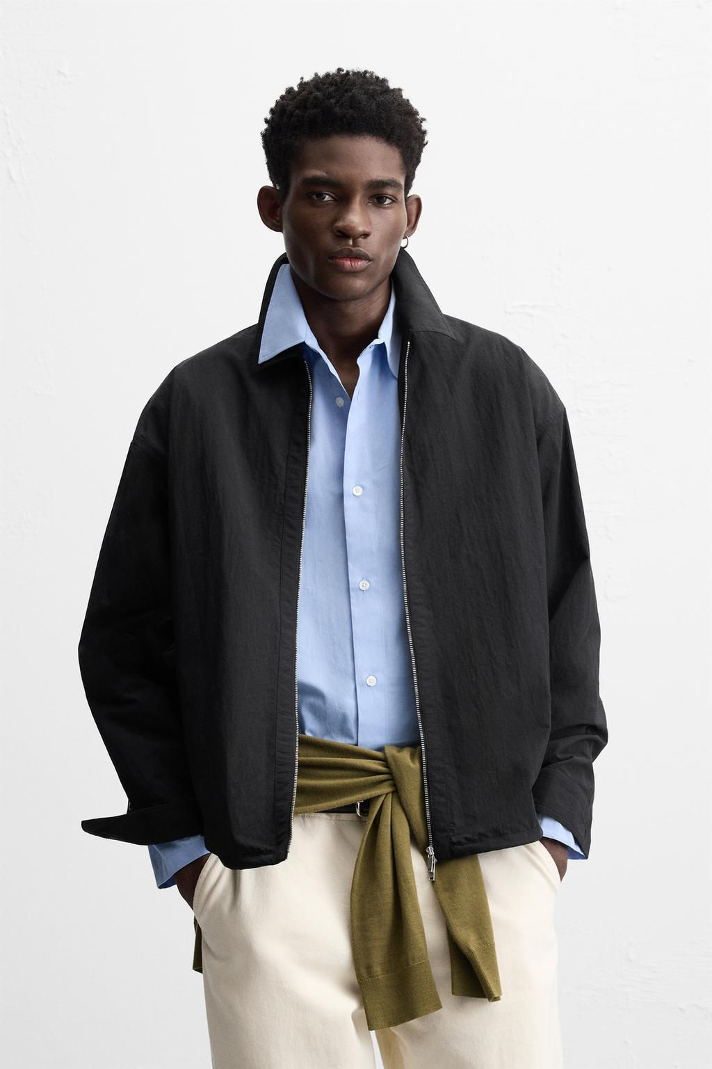 TECHNICAL OVERSHIRT WITH ZIP - Zara фото 9