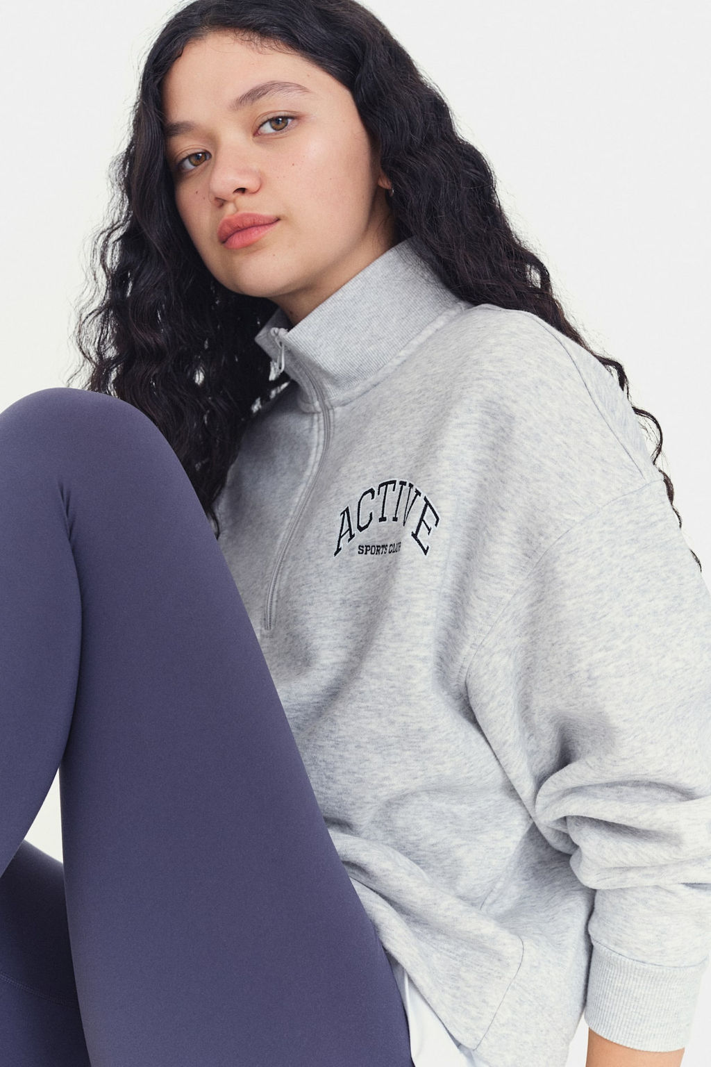 Zip-top sports sweatshirt - H&m фото 2