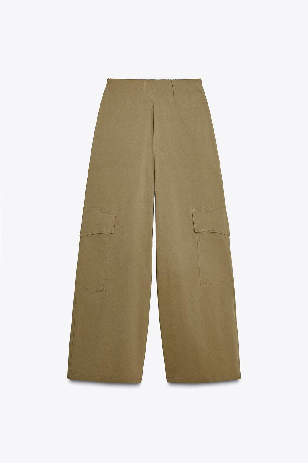 RELAXED-FIT TROUSERS WITH PLEATS - Zara фото 5