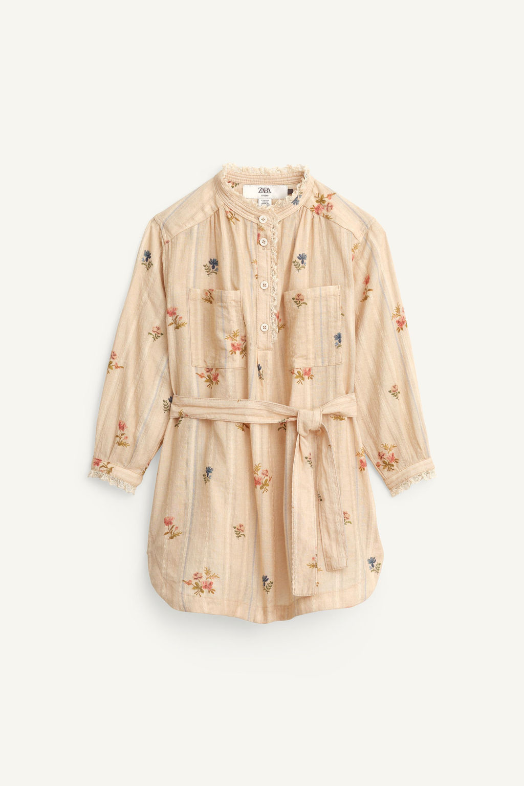 LIMITED EDITION FLORAL PRINT SHIRT DRESS - Zara фото 5
