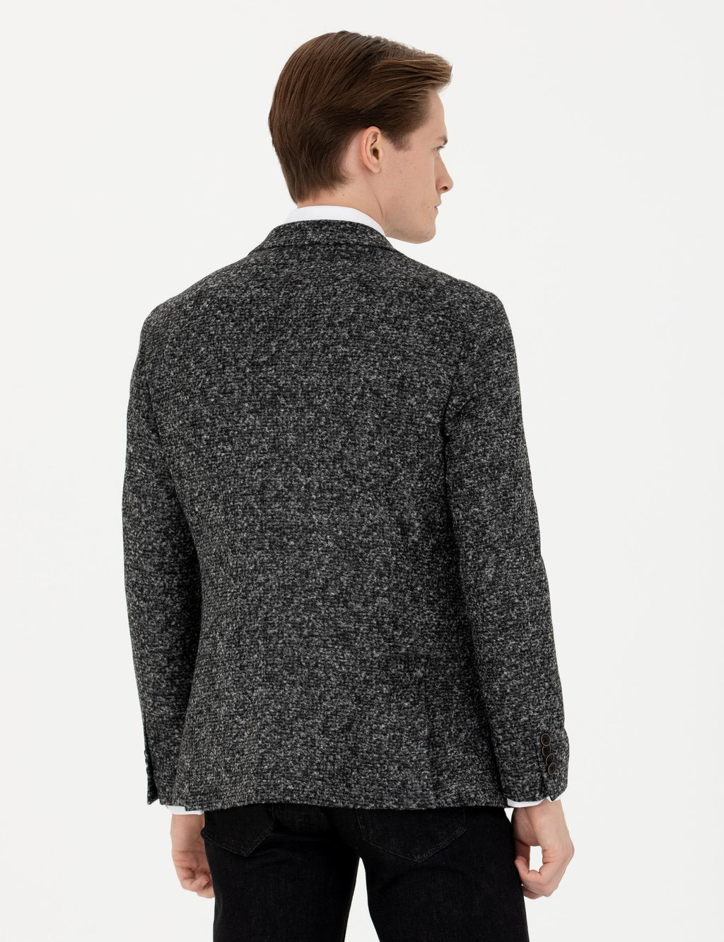 Куртка из смесовой шерсти дымчатого кроя Ex.Slim Fit - Cacharel фото 5