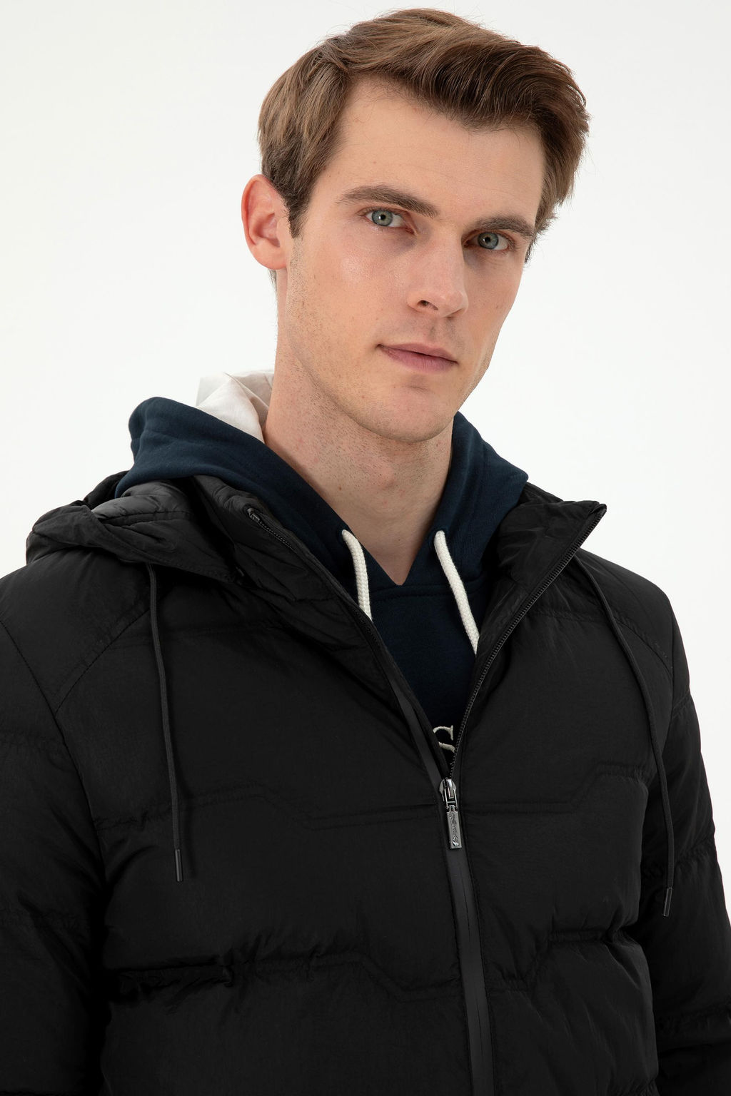 Мужское черное пальто Неожиданная скидка в корзине - U.s. polo assn фото 2