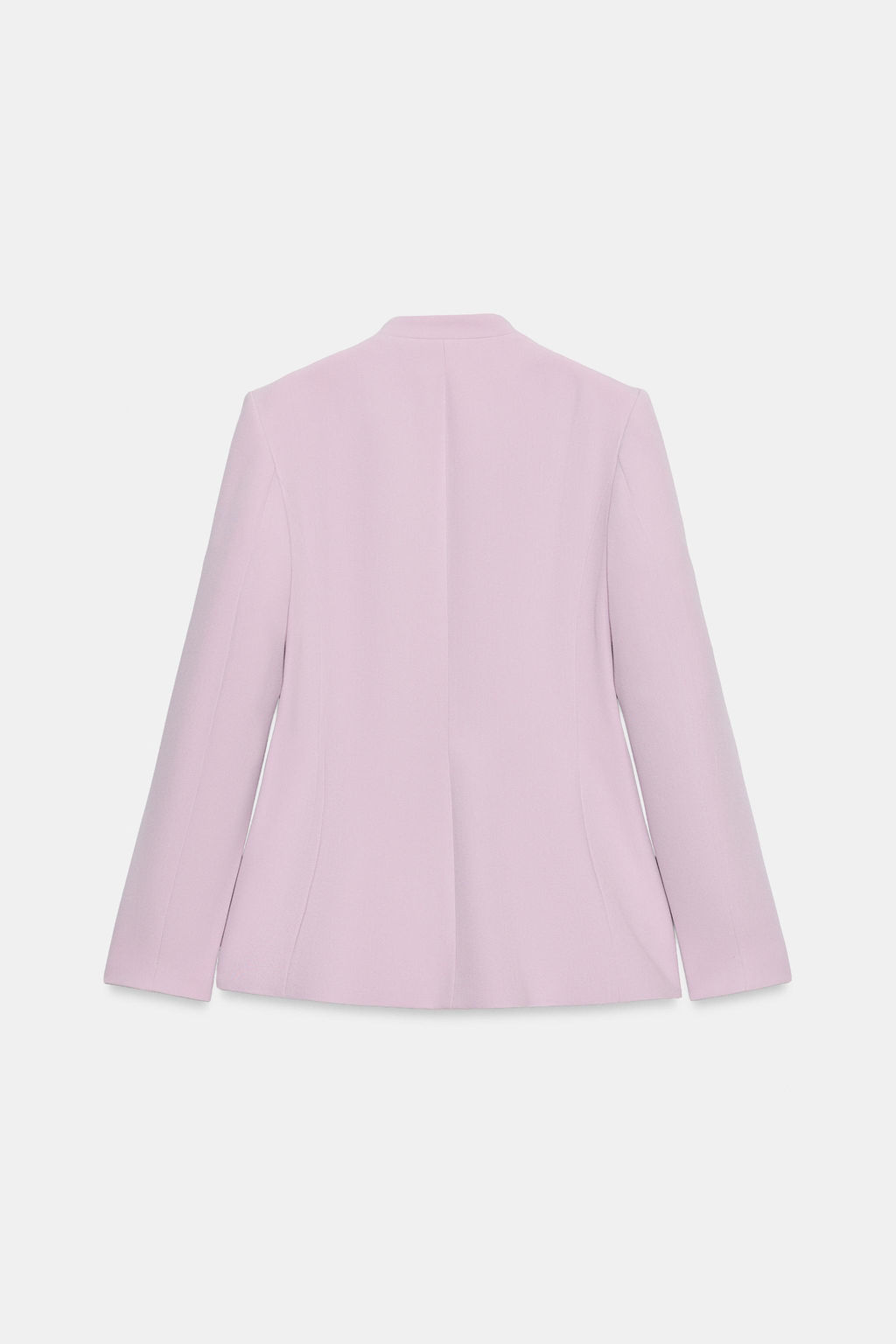 BLAZER ENTALLADA ENCAJE HOMBRERAS / Lila - Zara фото 6