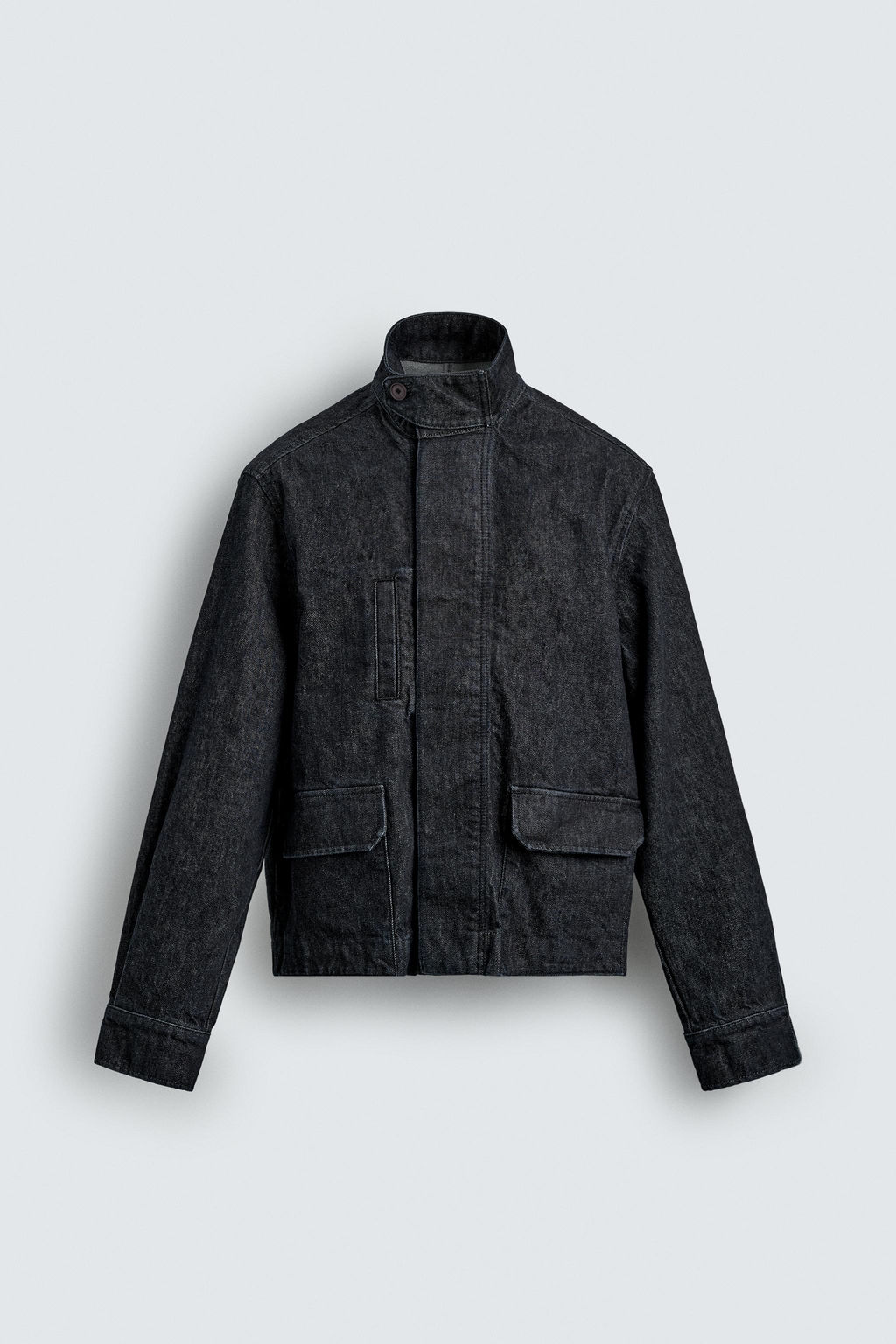 DENIM JACKET WITH POCKETS - Zara фото 8