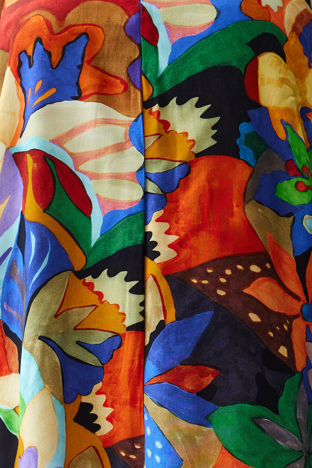 Cicek Desenli Dokuma S?rt Dekolteli Maxi Plaj Elbise TBESS24EL00022