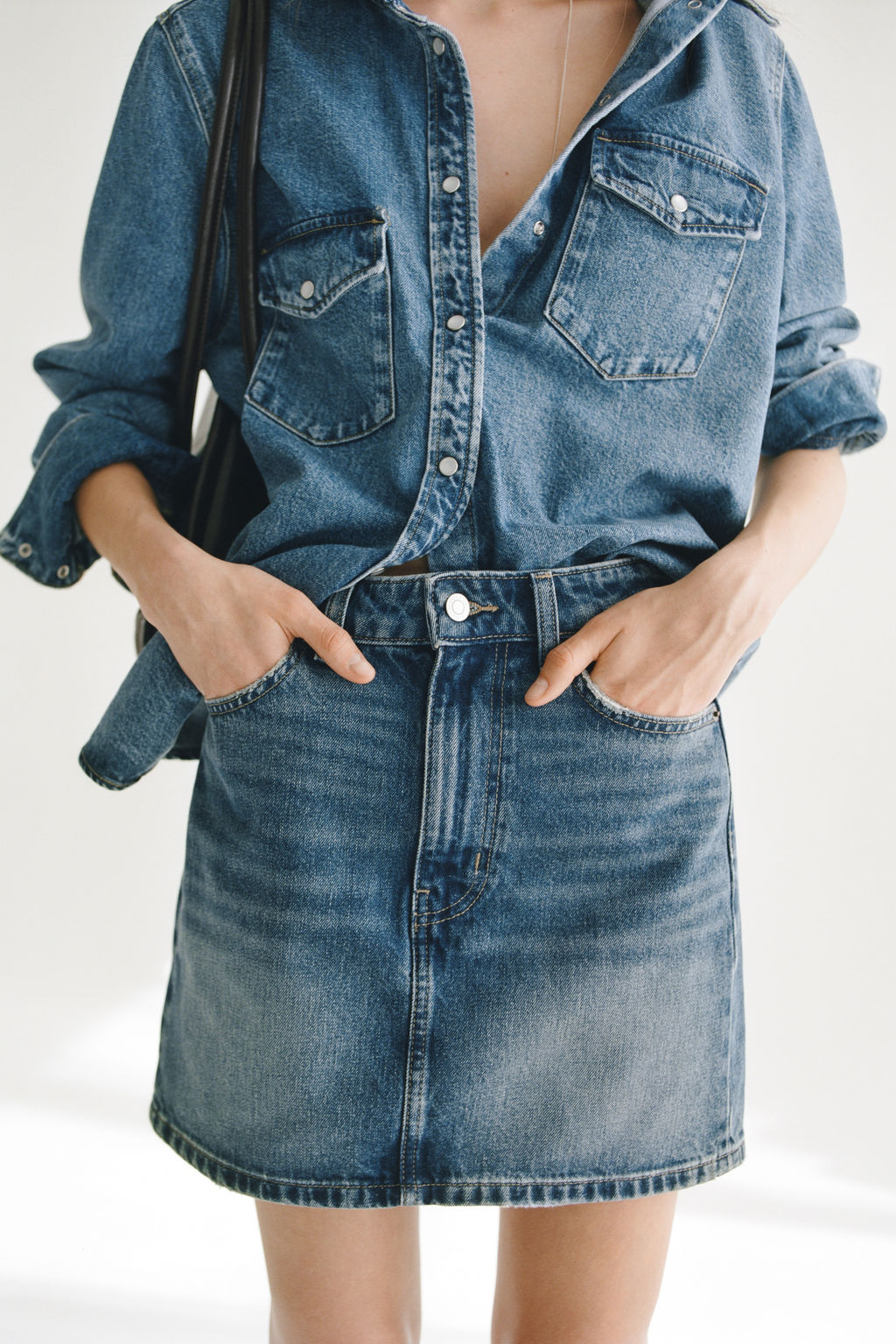 Minifalda en denim - H&m фото 4