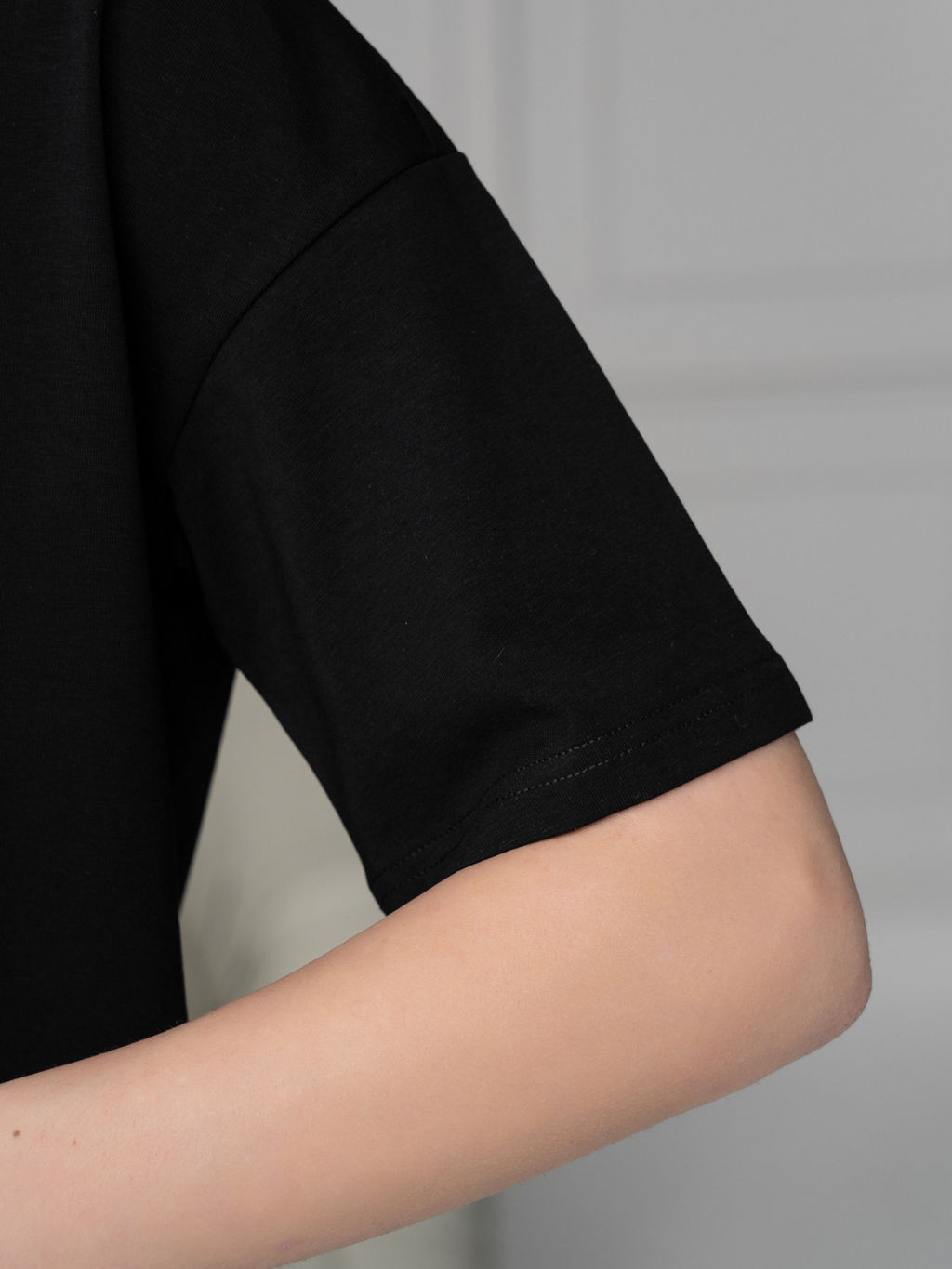 Футболка унисекс Оверсайз, цв. Черный