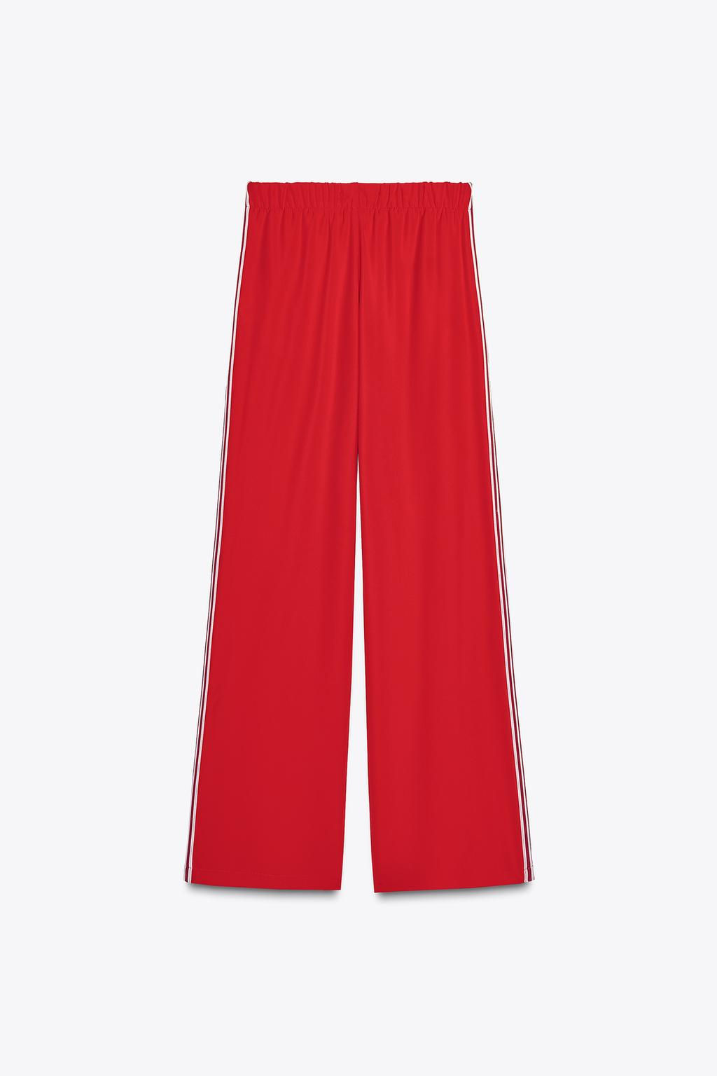 TROUSERS WITH SIDE TAPING - Zara фото 4