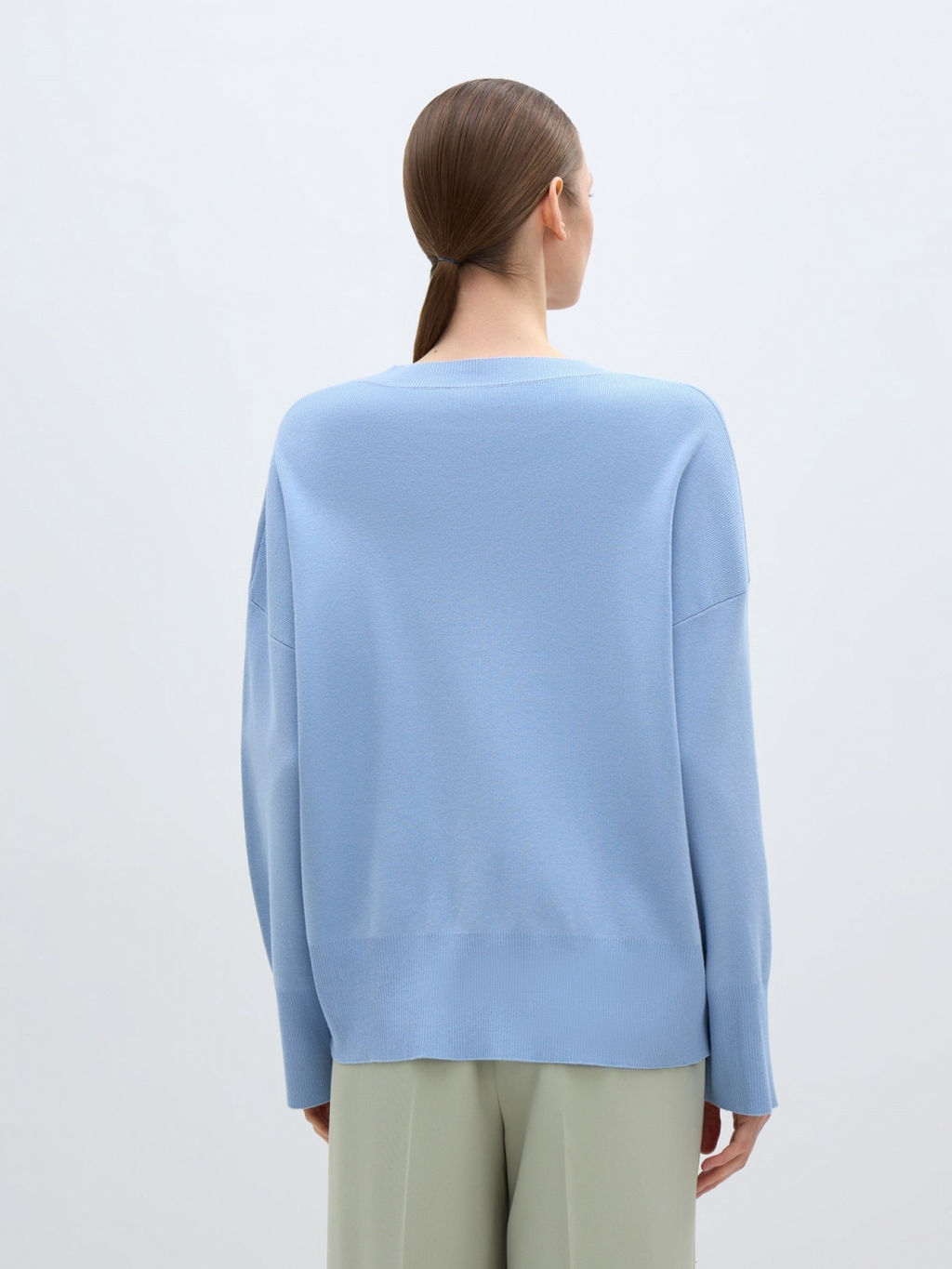 Conso/KJL 240704 - blue-grey Джемпер женский