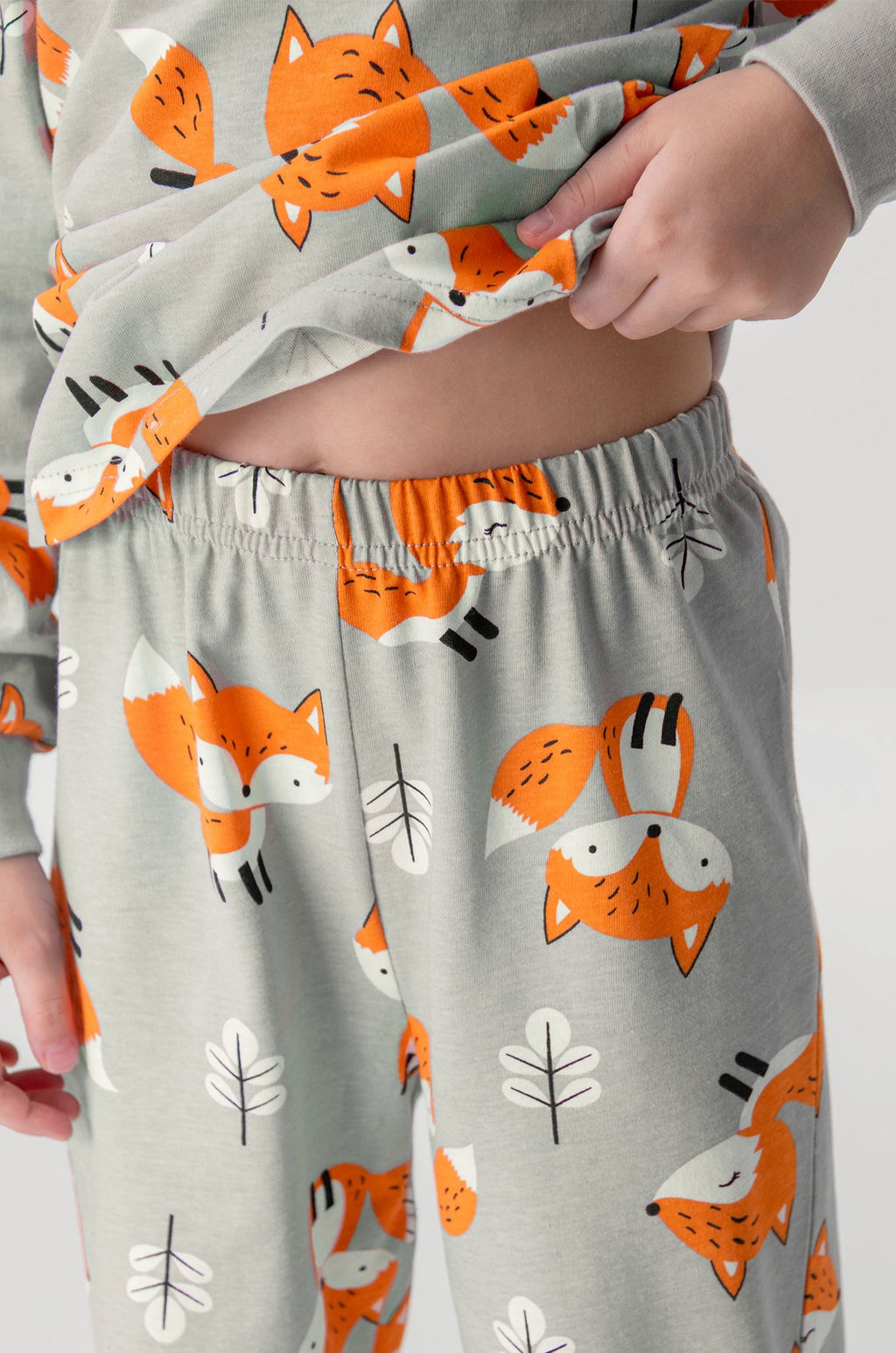 Хлопковая пижама для девочки Happyfox